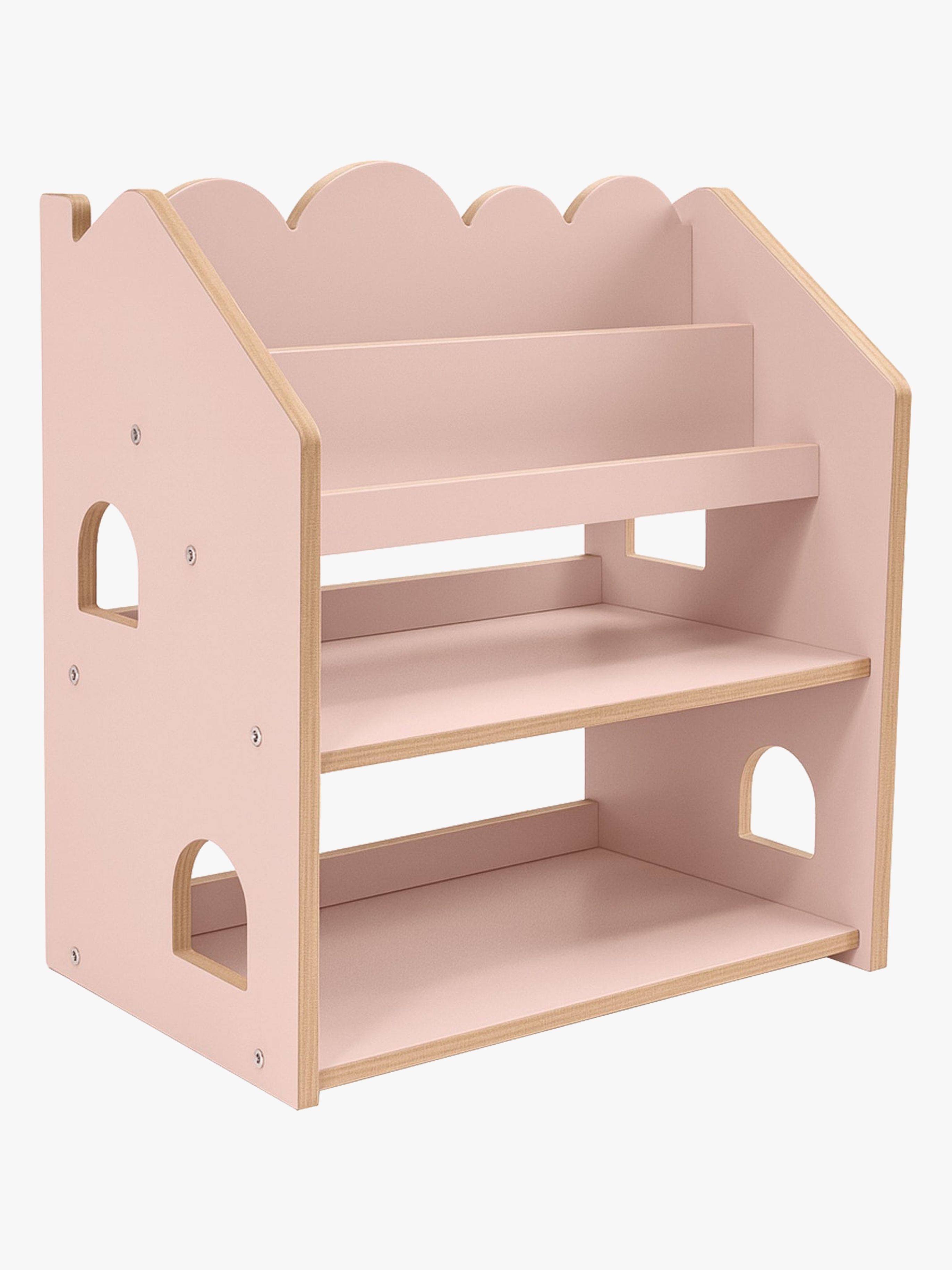 MeowBaby Wooden Bücherregal, Powder Pink