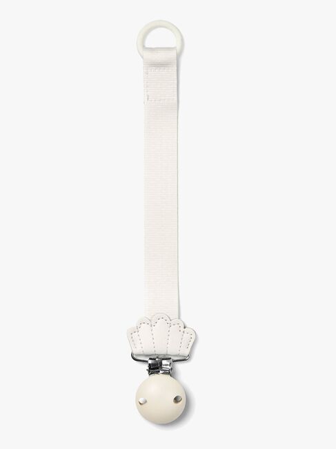 Elodie Schnullerkette Holz, Vanilla White