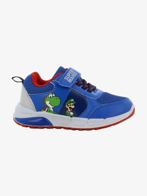 Super Mario Sneaker, Cobalt Blue/Silver