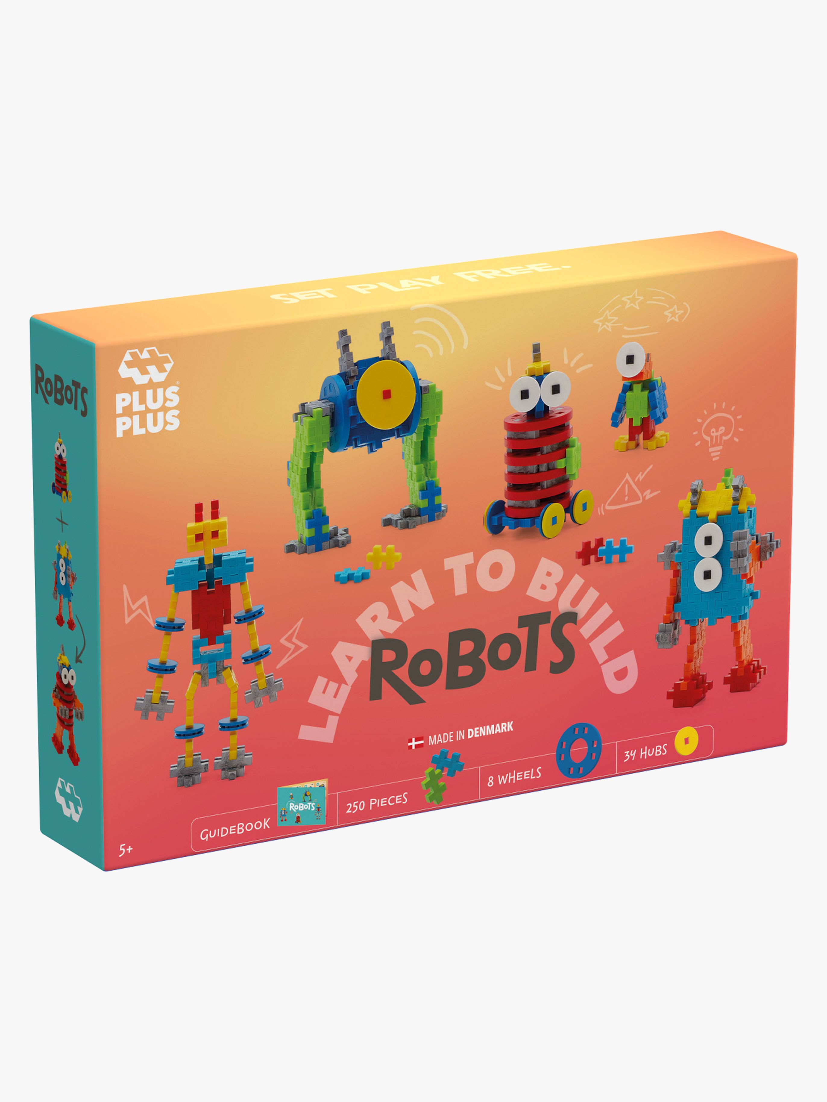 Plus-Plus Learn to Build Robots Bausatz 250 Teile
