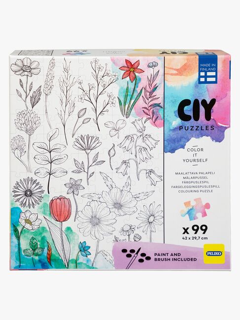 Peliko CIY Puzzle mit Wasserfarben 99 Teile Gemischte Auswahl