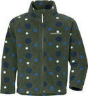 Didriksons Monte Fleecejacke, Small Dotted Green Print