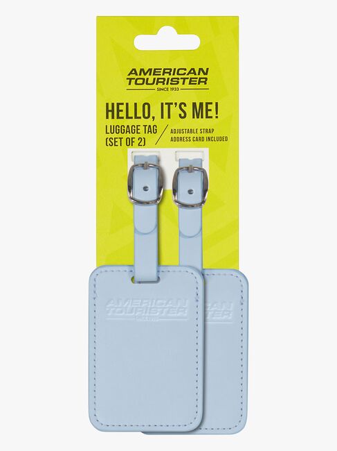 American Tourister Gepäckanhänger 2er-Pack, Neptune Blue