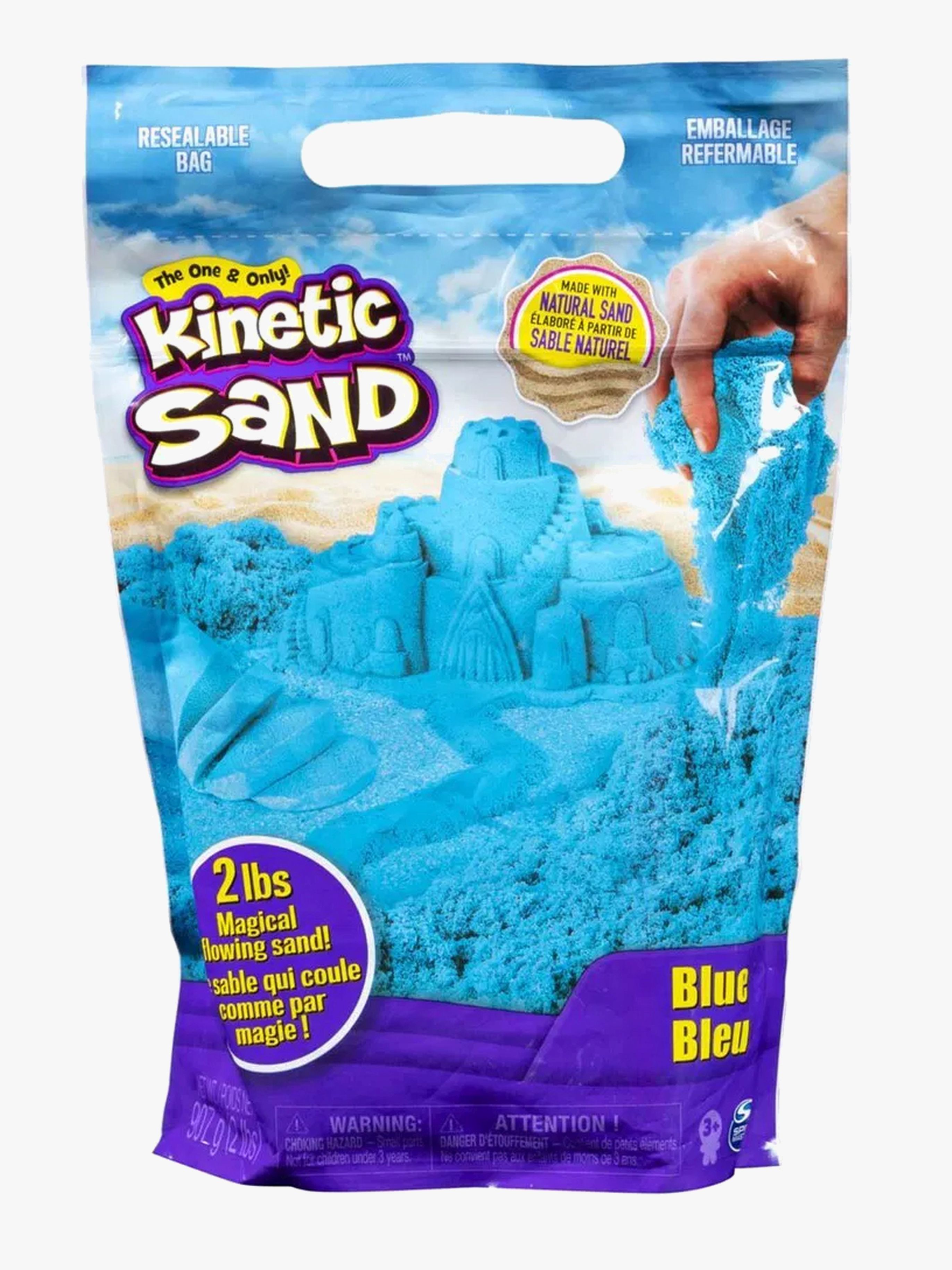 Kinetic Sand Beutel 900 g, Blau