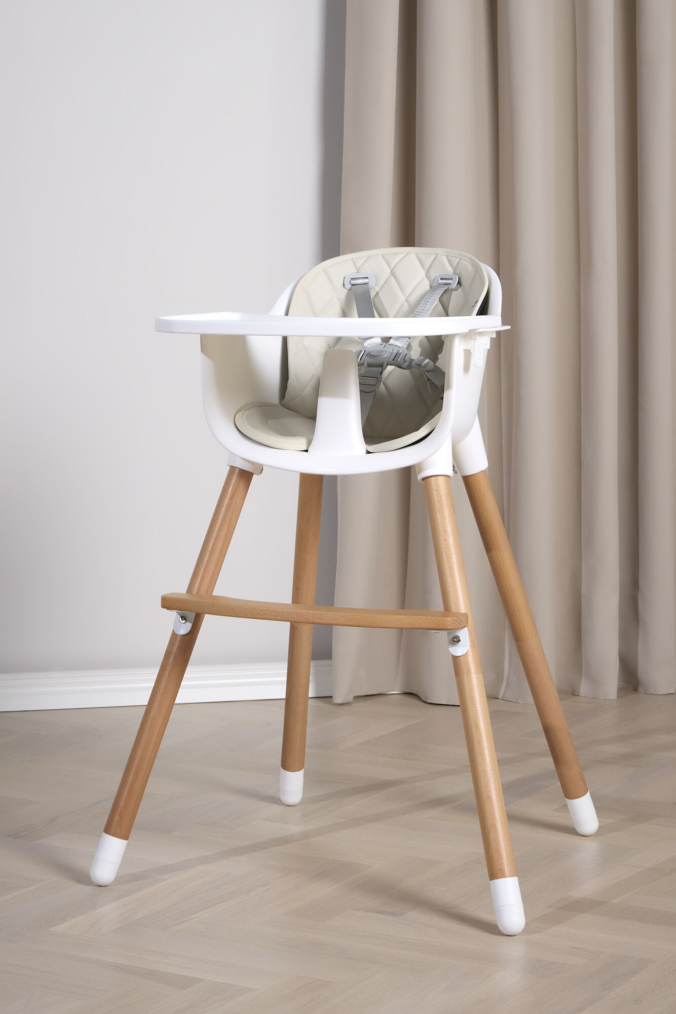 Beemoo CARE Nordic Hochstuhl, Beige