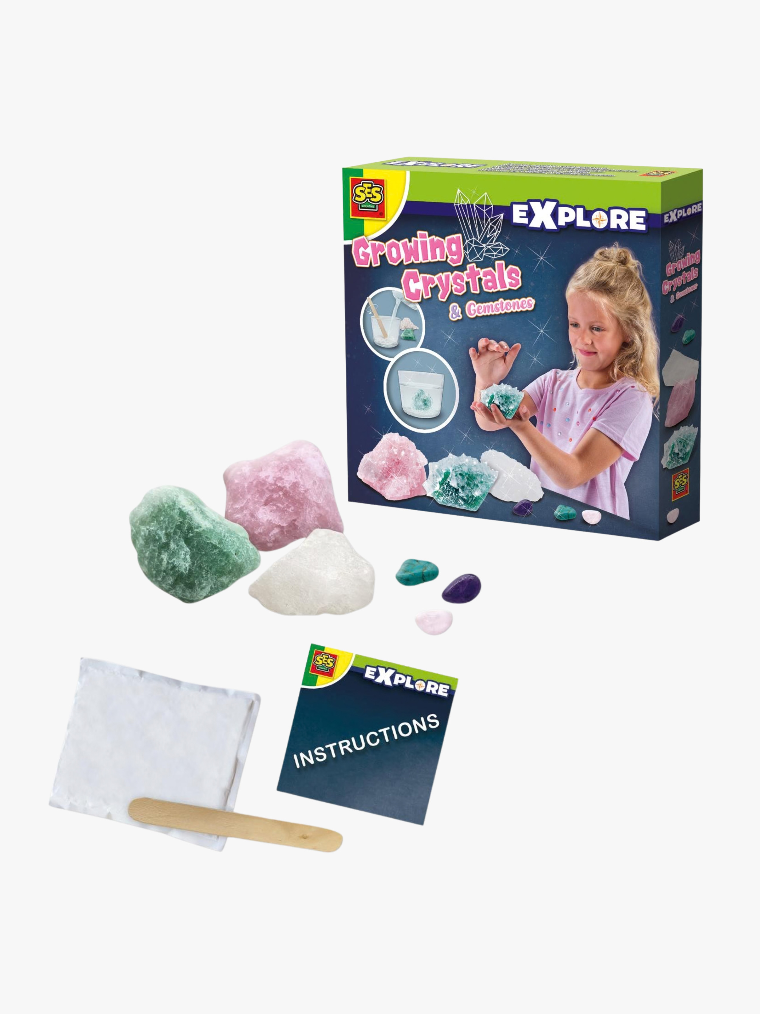 Bastelset Kristalle & Glitzersteine
