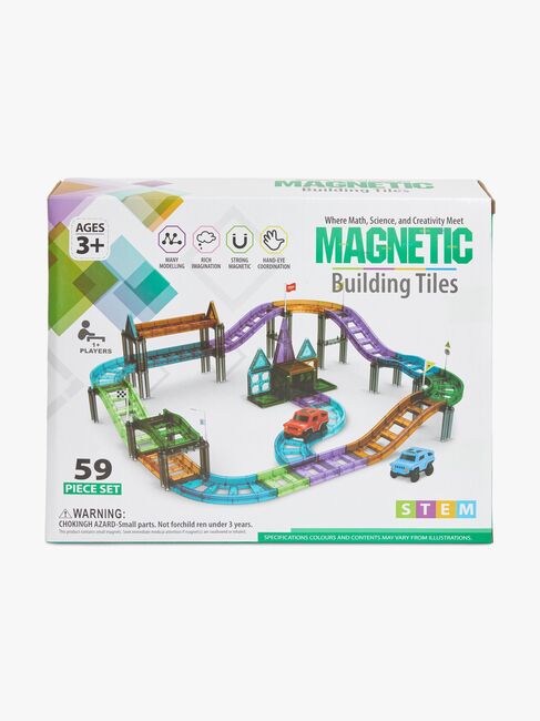 Fippla Autorennbahn Magnetische Bauteile 59 Teile