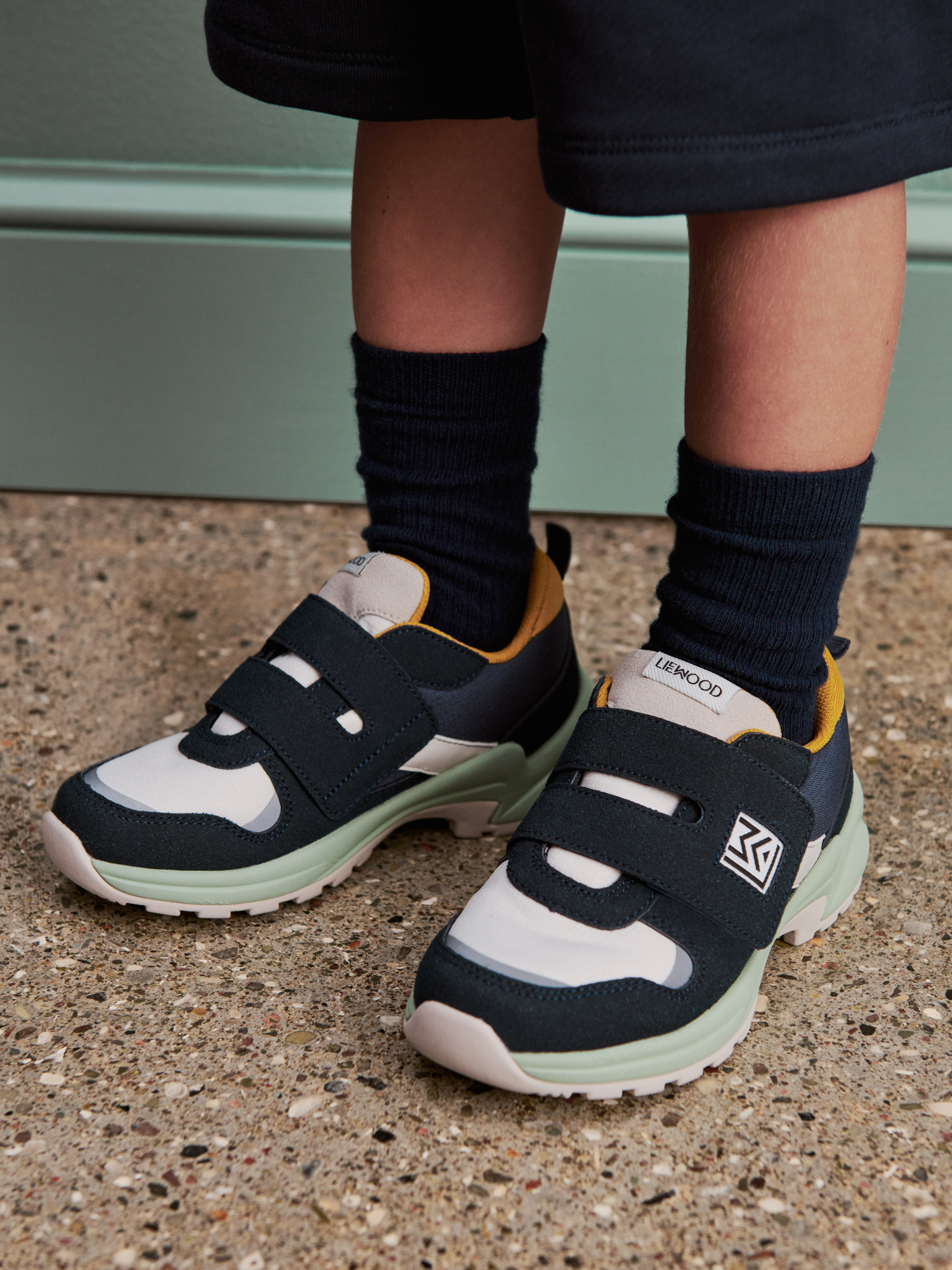 LIEWOOD Denisa Kinder Sneaker, Classic Navy Multi Mix, 24, Kinderschuhe