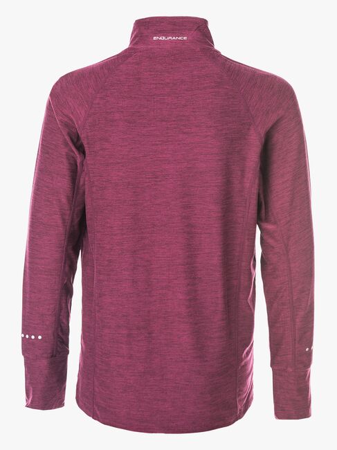 Endurance Lyle Melange Performance Shirt, Purple Potion