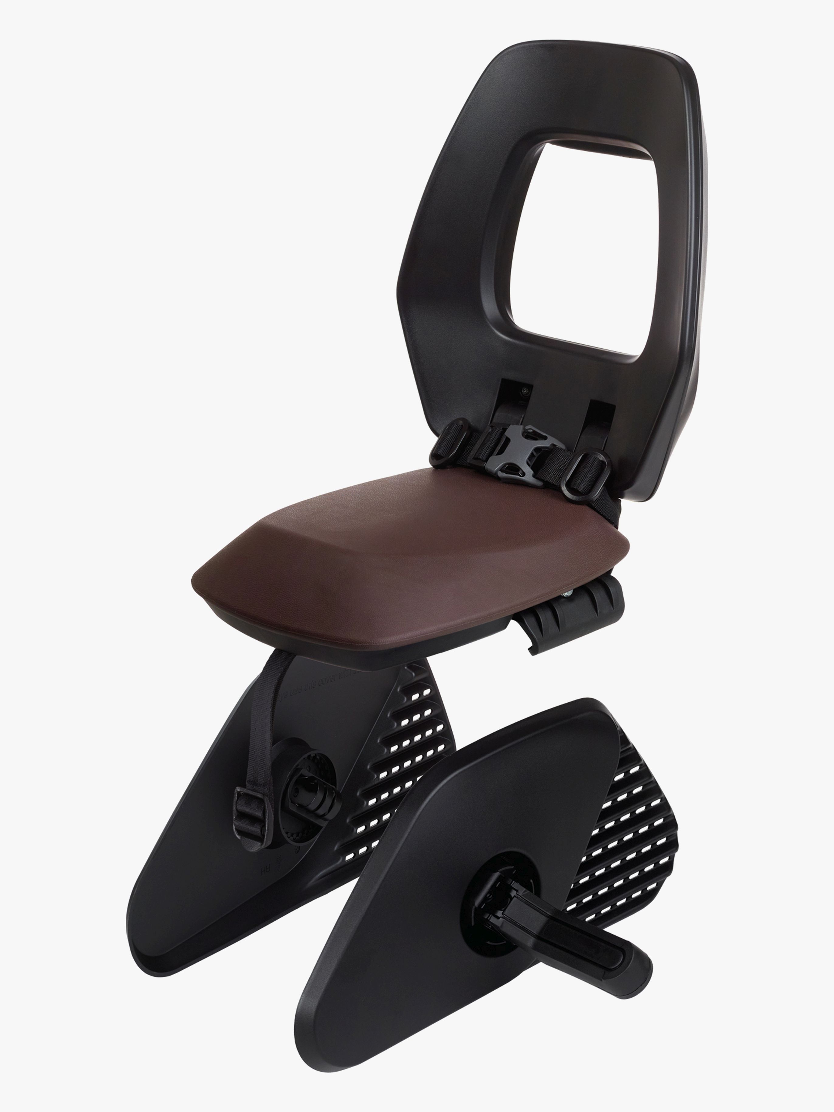 ONE Junior Rack Mount Fahrradsitz, Dark Brown
