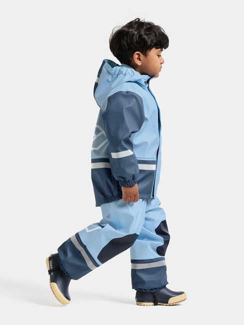 Didriksons Boardman Gefüttertes Regenset, Light Sea Blue