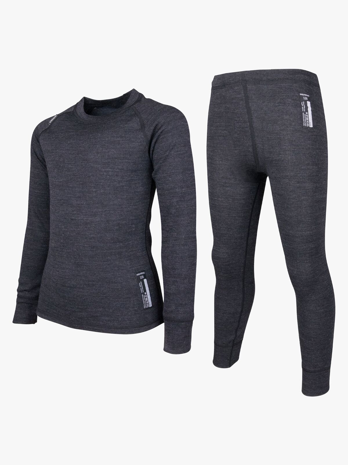 Lindberg Merino Thermounterwäsche JR Merinomix, Black Melange