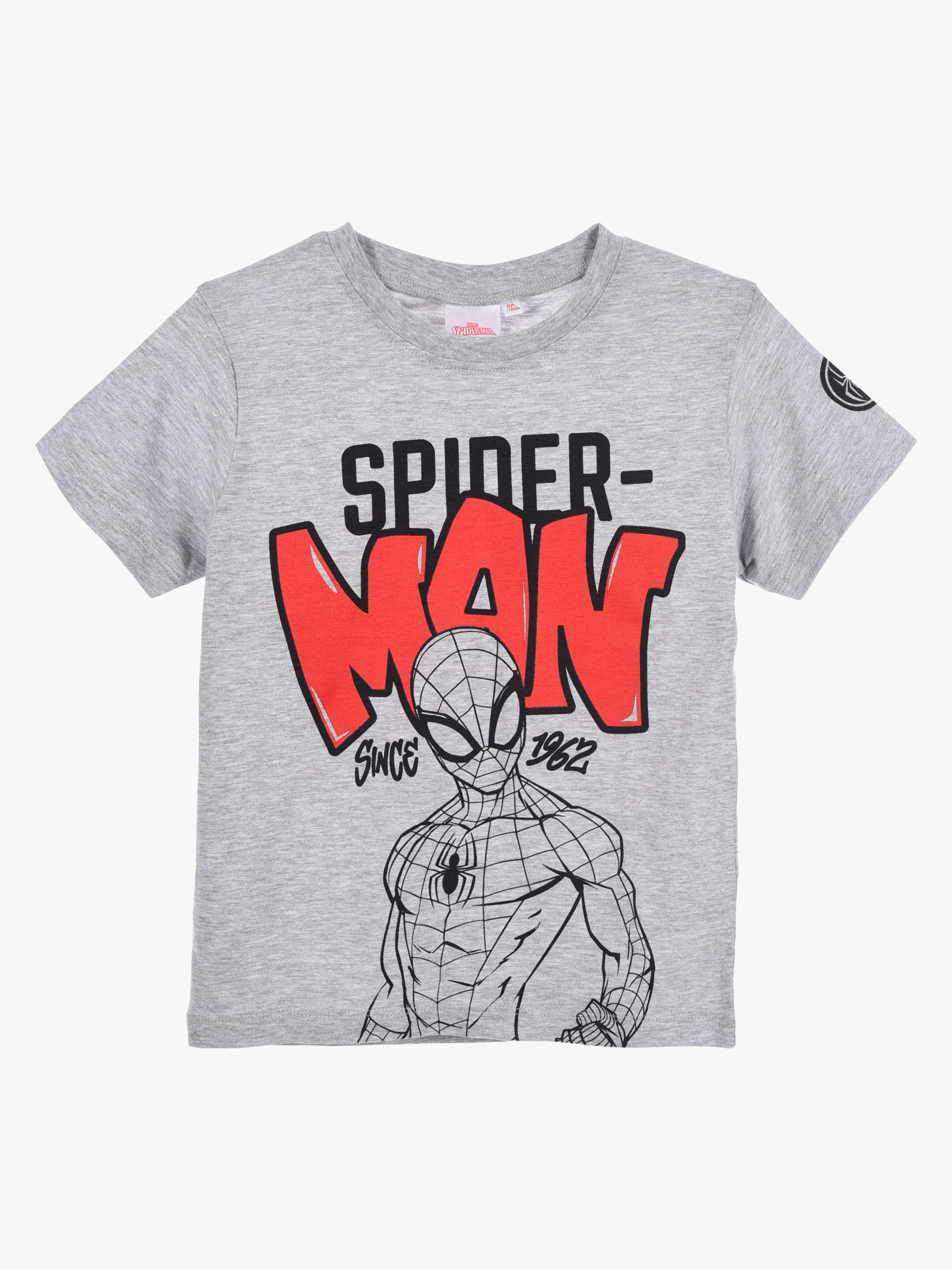 Marvel Spider-Man T-Shirt, Hellgrau, 104-110