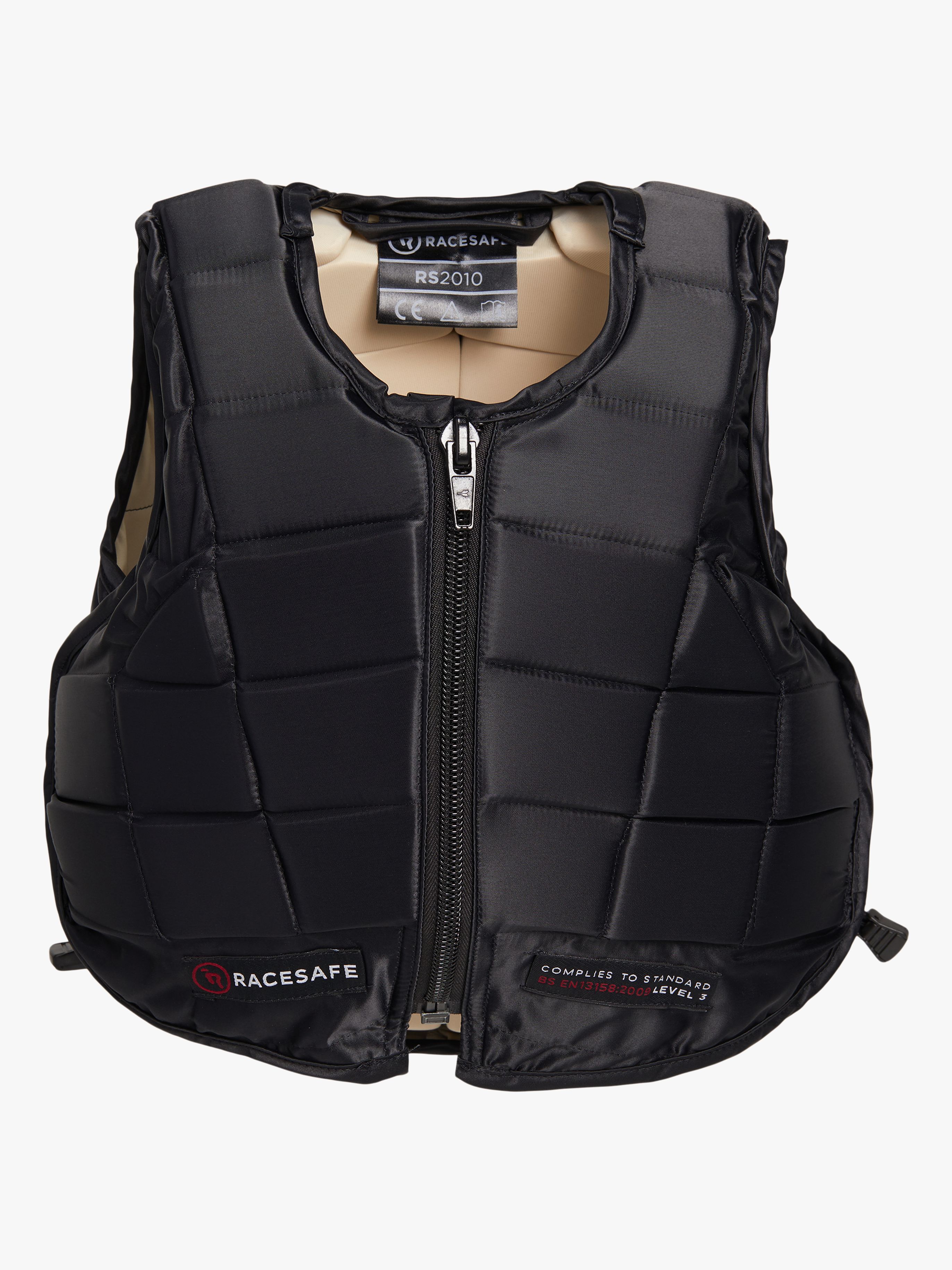 RS2010 Schutzweste Kurzer Rücken, Schwarz S