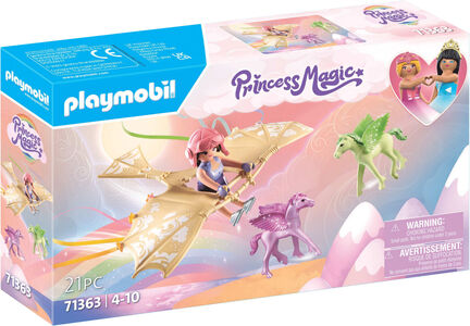 Playmobil 71363 Princess Magic Baukasten Himmlischer Ausflug mit Pegasusfohlen