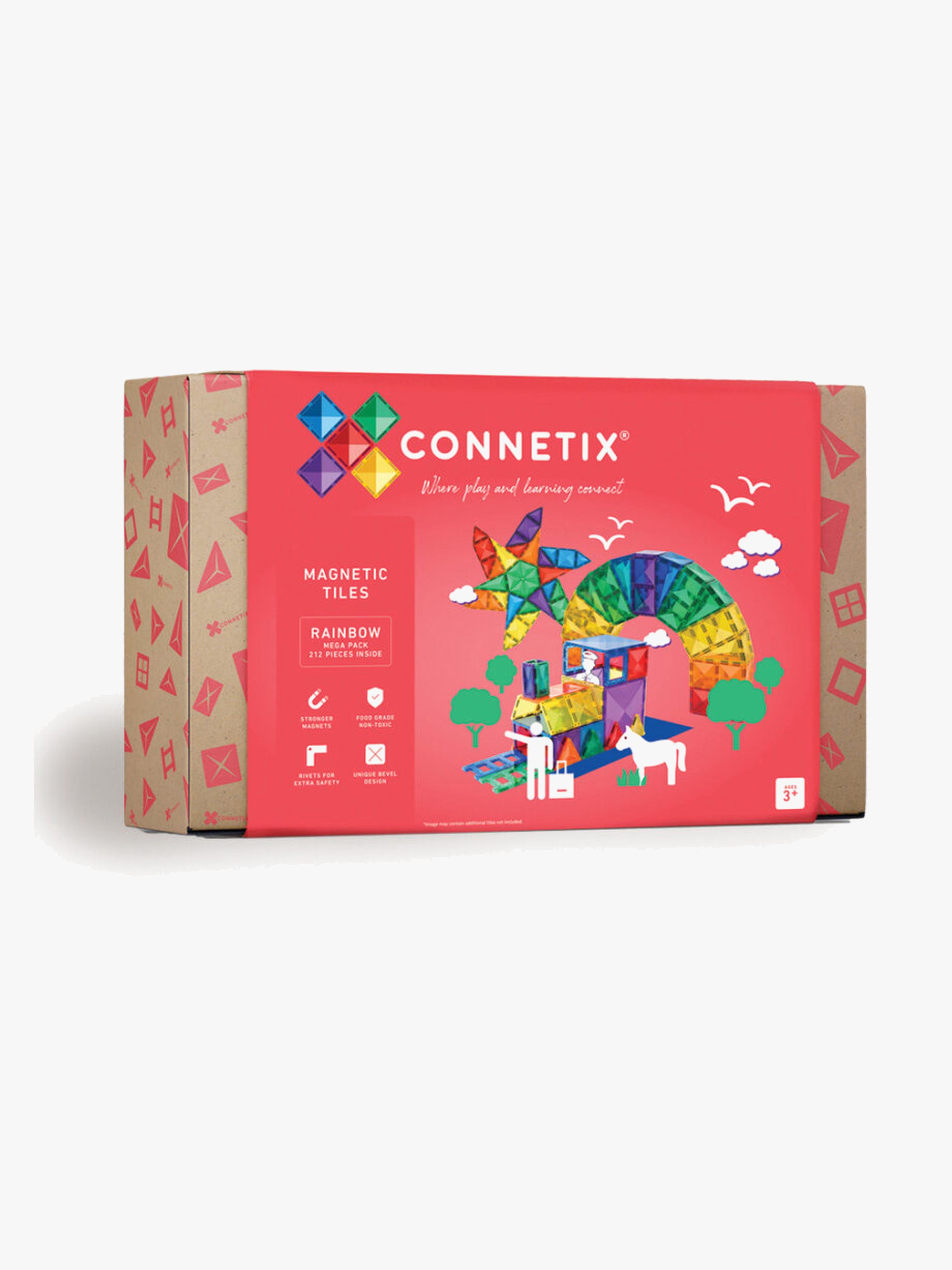 Connetix Magnetische Bauteile Rainbow Mega Pack 212 Teile