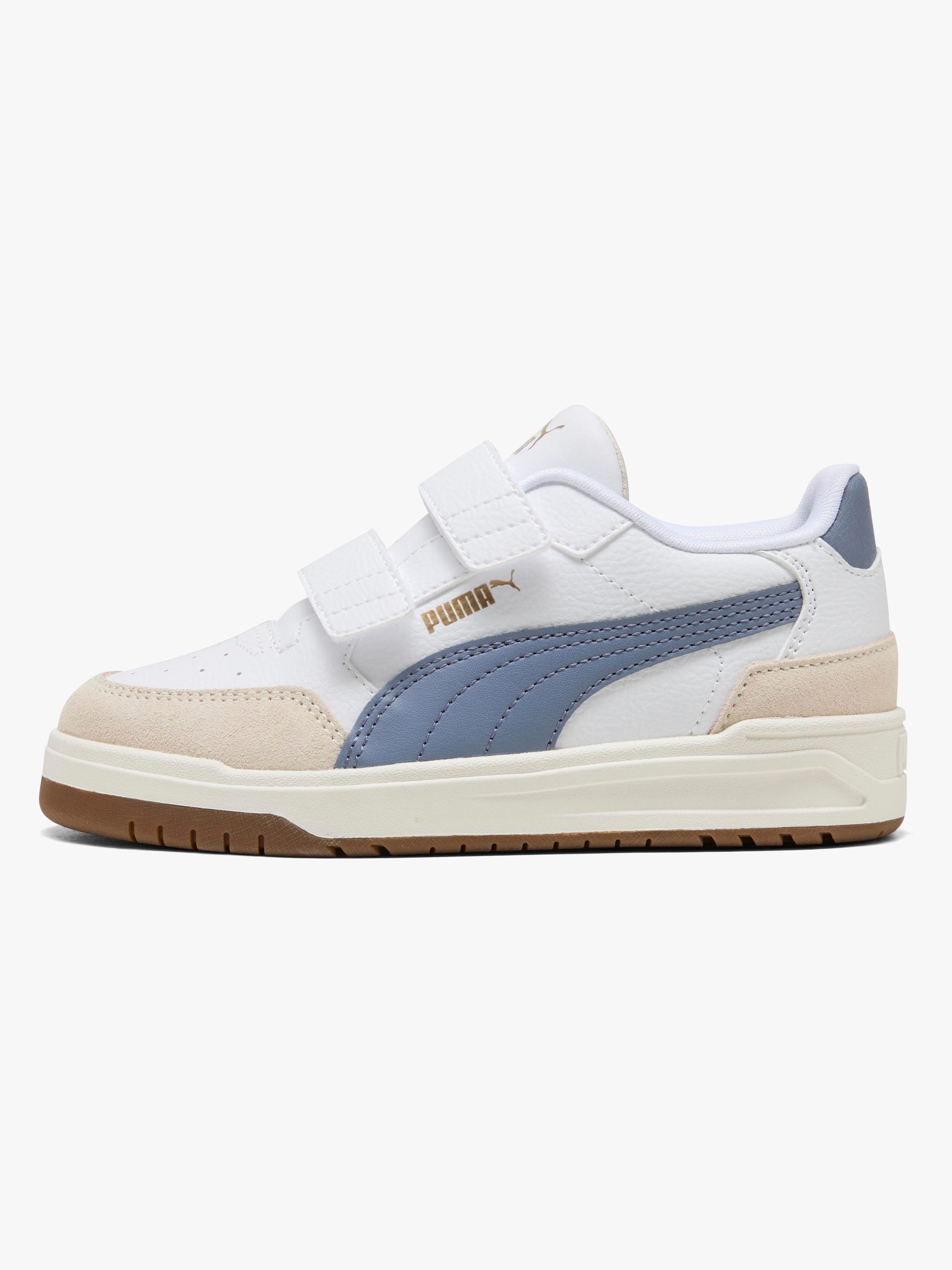 Shuffle Downtown Lo OG V PS Kinder Sneaker, Sky / Gold, 35, Kinderschuhe