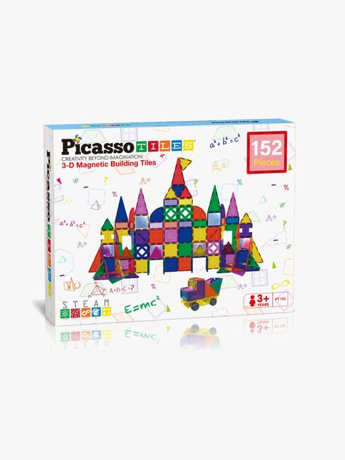 PicassoTiles Magnetischer Bausatz 152 Teile
