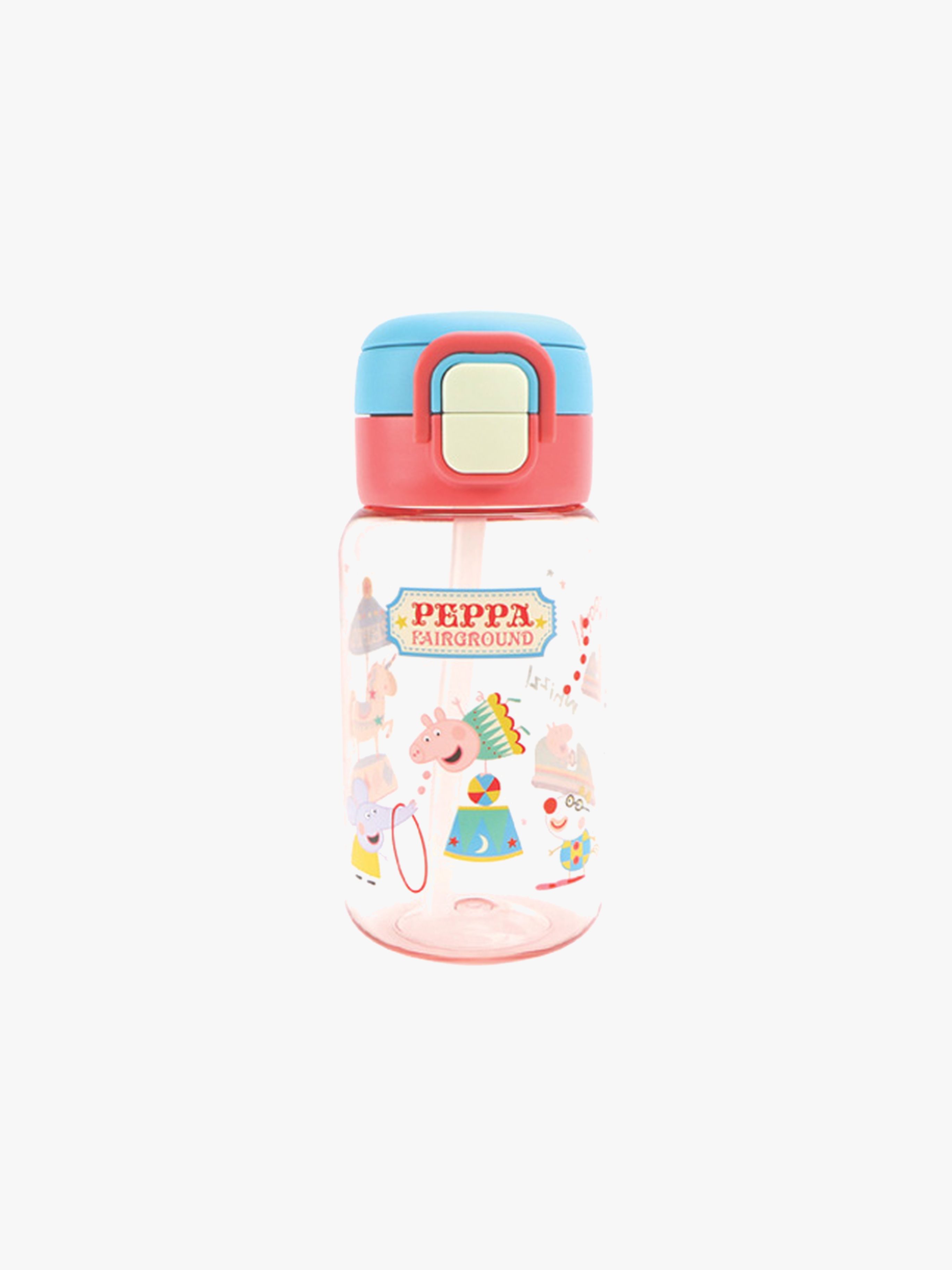 Nuby Peppa Pig 2-in-1 Trinkflasche 550 ml, Rosa
