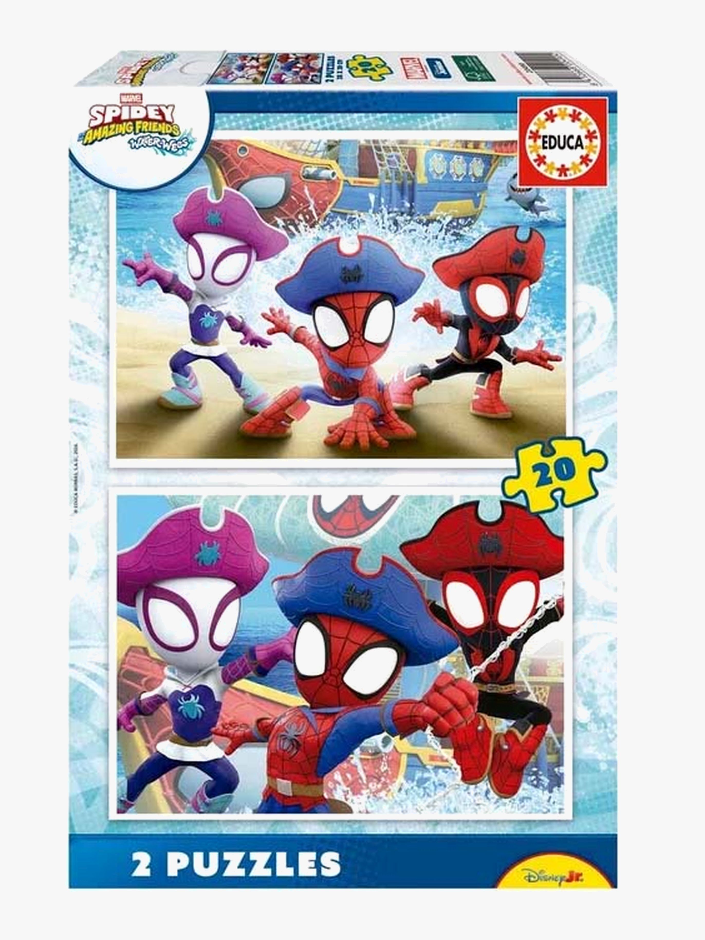 Spidey And His Amazing Friends Waterwebs Puzzle 2x20 Teile