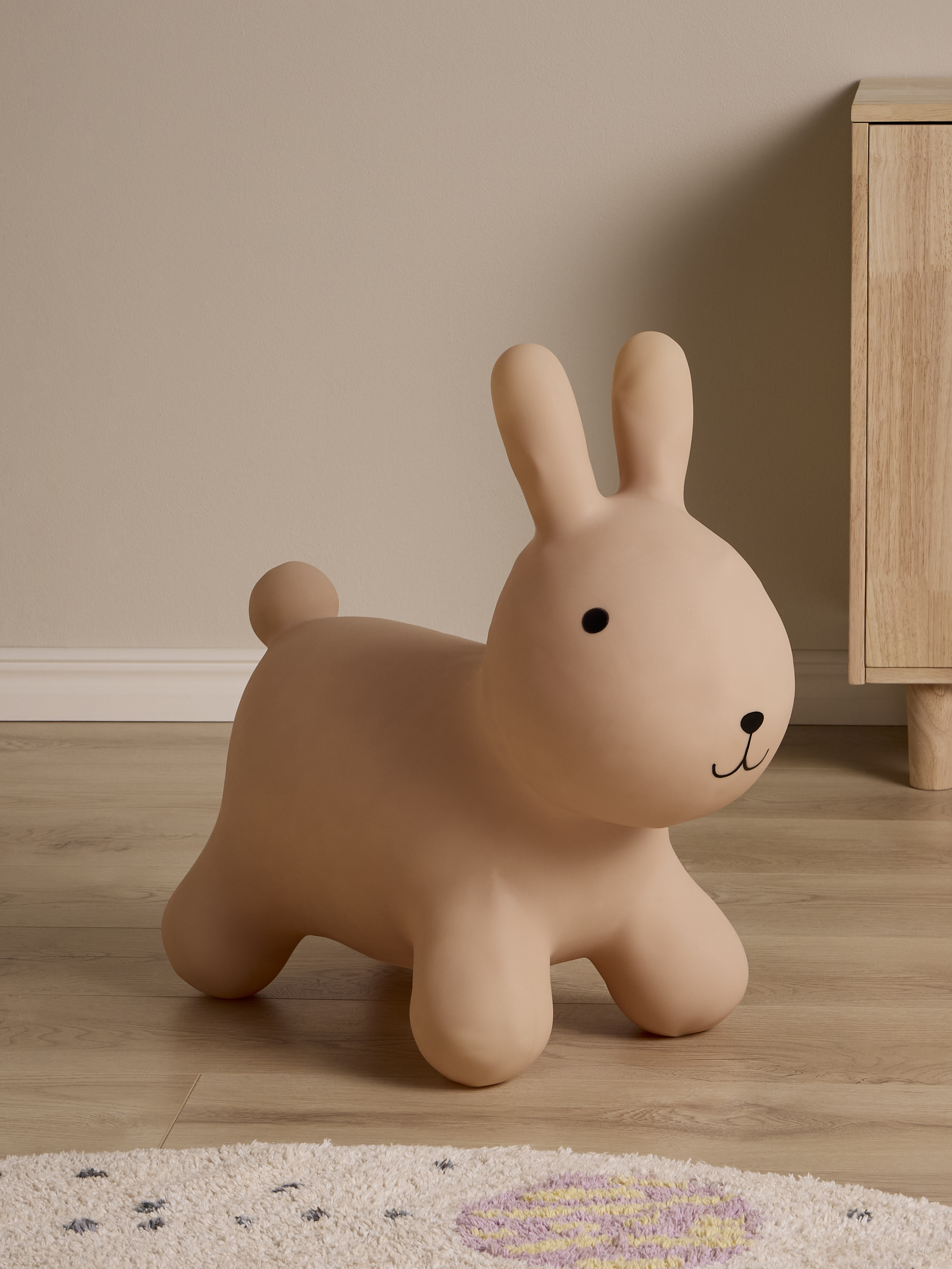Kaninchen Hüpftier, Beige