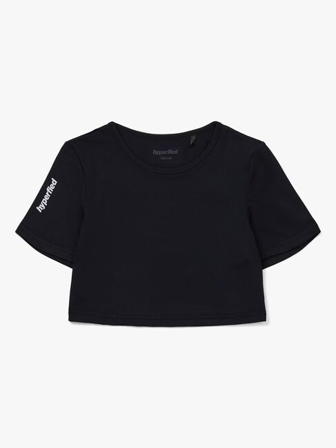 Hyperfied Crop Logo Top, Anthracite