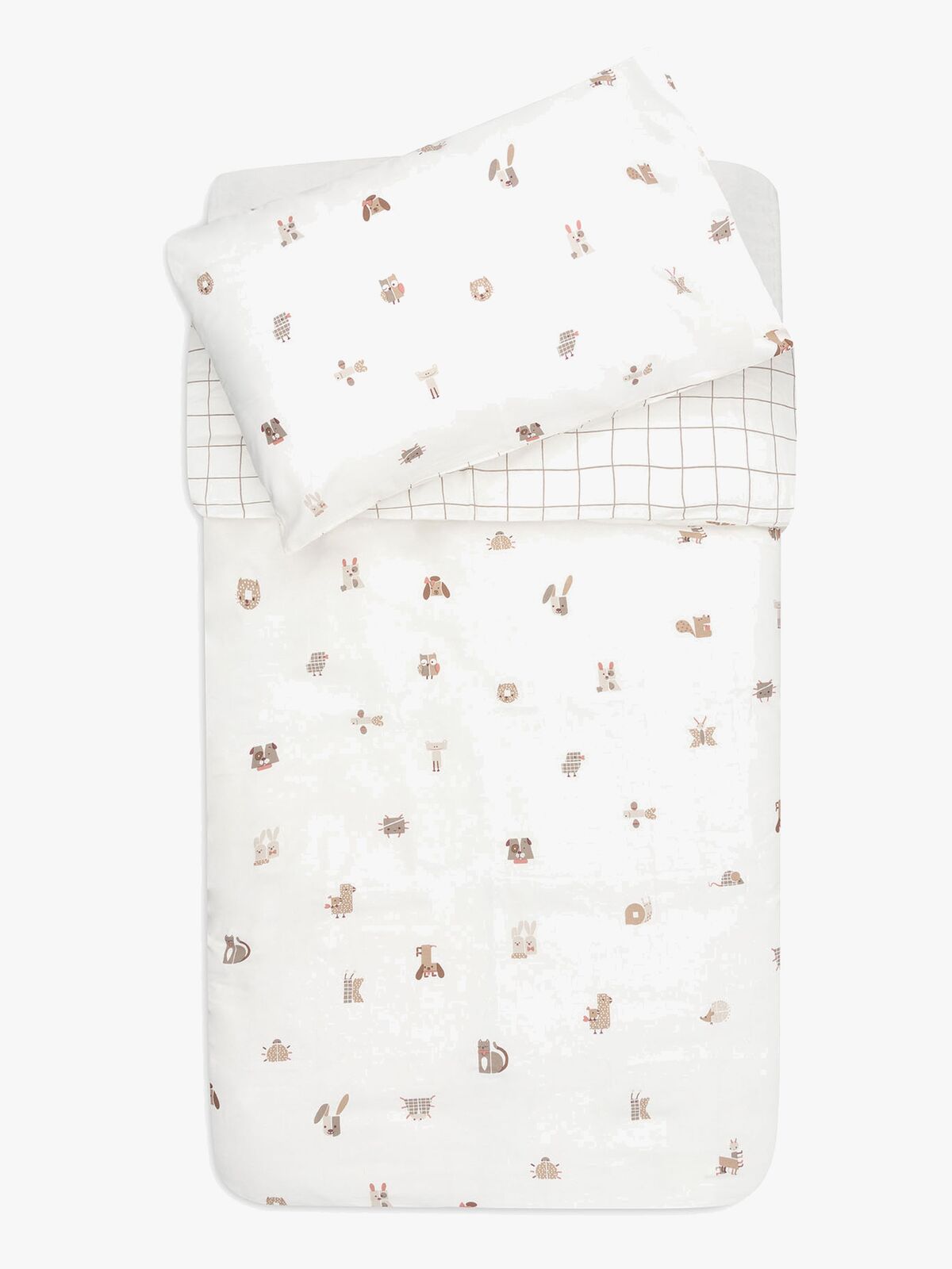 Jollein Bettwäsche 100x140, Animal Friends