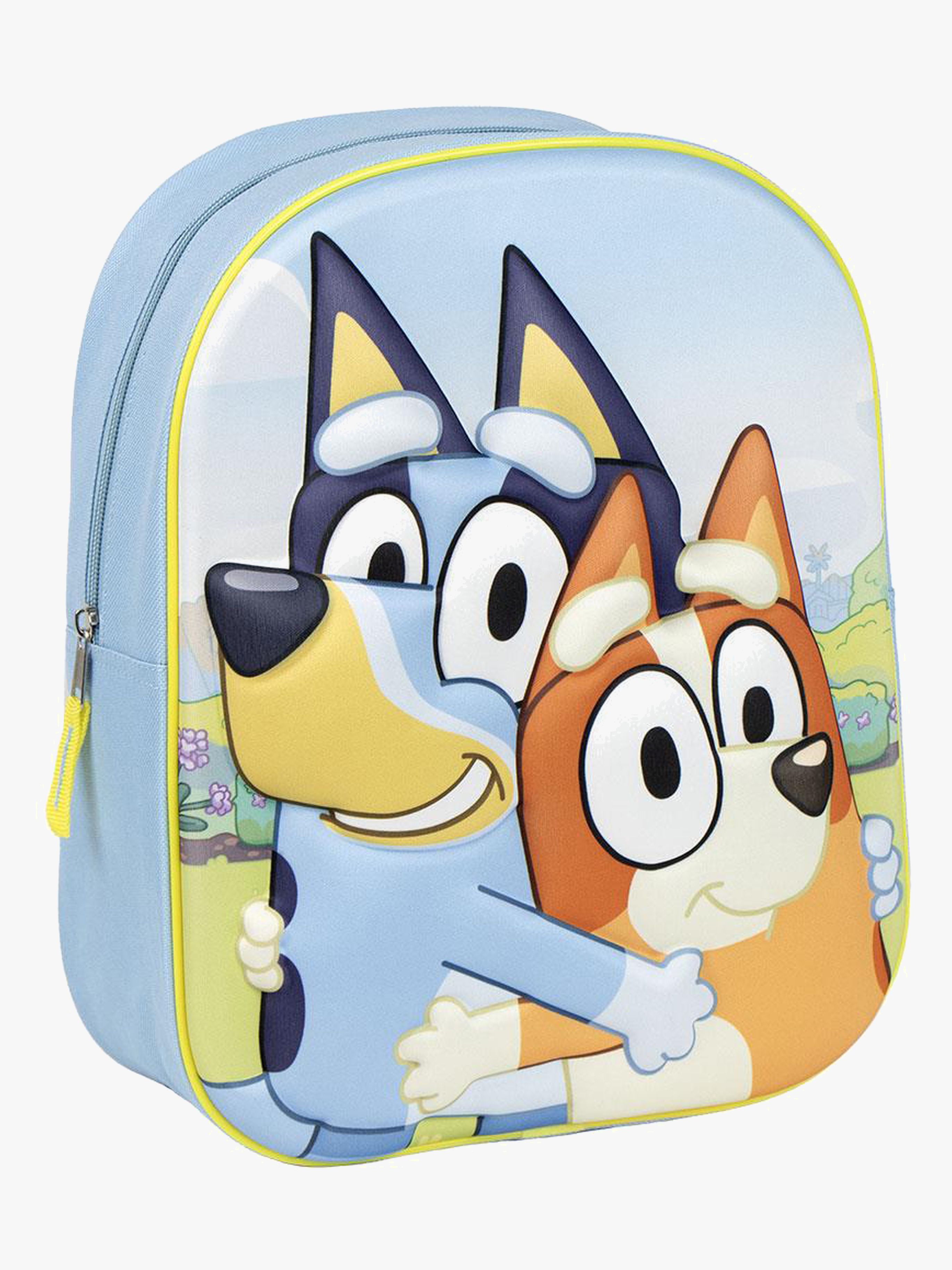 Bluey 3D Kinder Rucksack, Hellblau