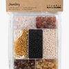 Creativ Company Perlenset Kristalle, Braun/Gold