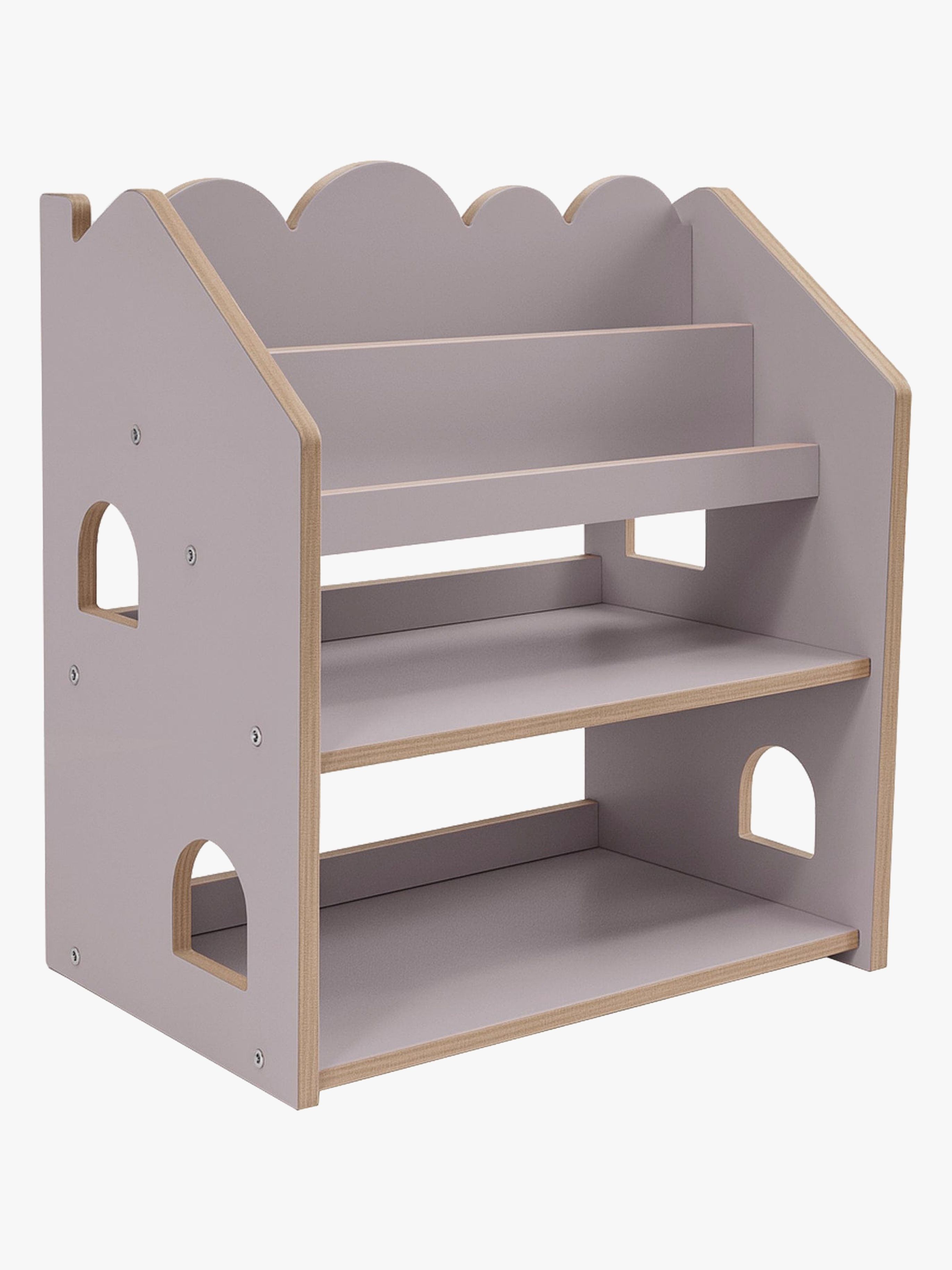 MeowBaby Wooden Bücherregal, Grau