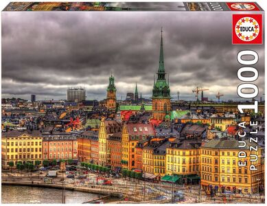 Educa Puzzle Sights Of Stockholm Sweden 1000 Teile