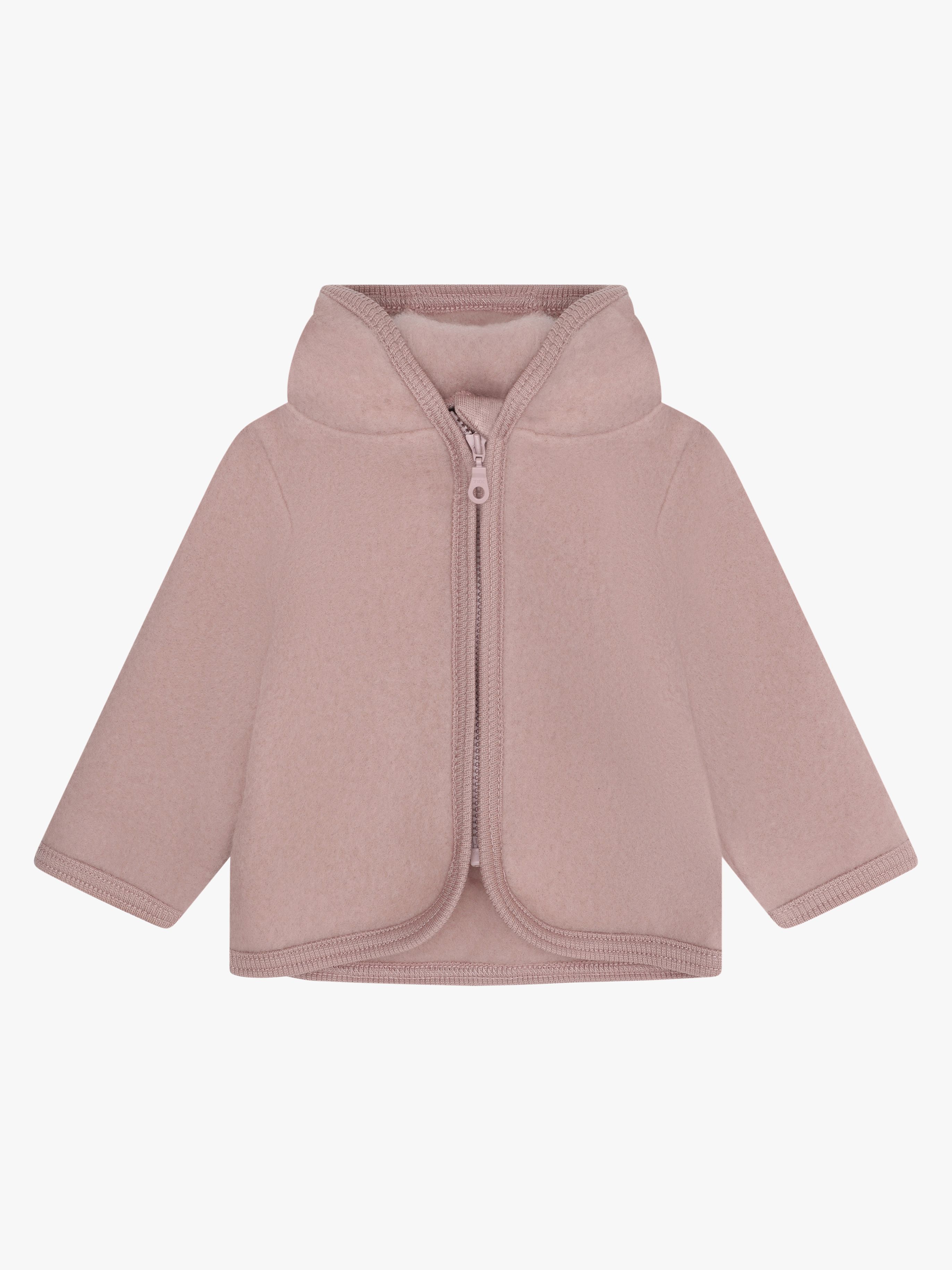 Huttelihut Wollfilz-Jacke Merino mit Ohren, Mahogany Rose, 98