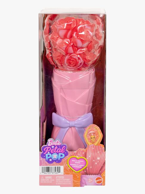 Barbie Petal Pop Flower Surprise Puppe Rose, Rot