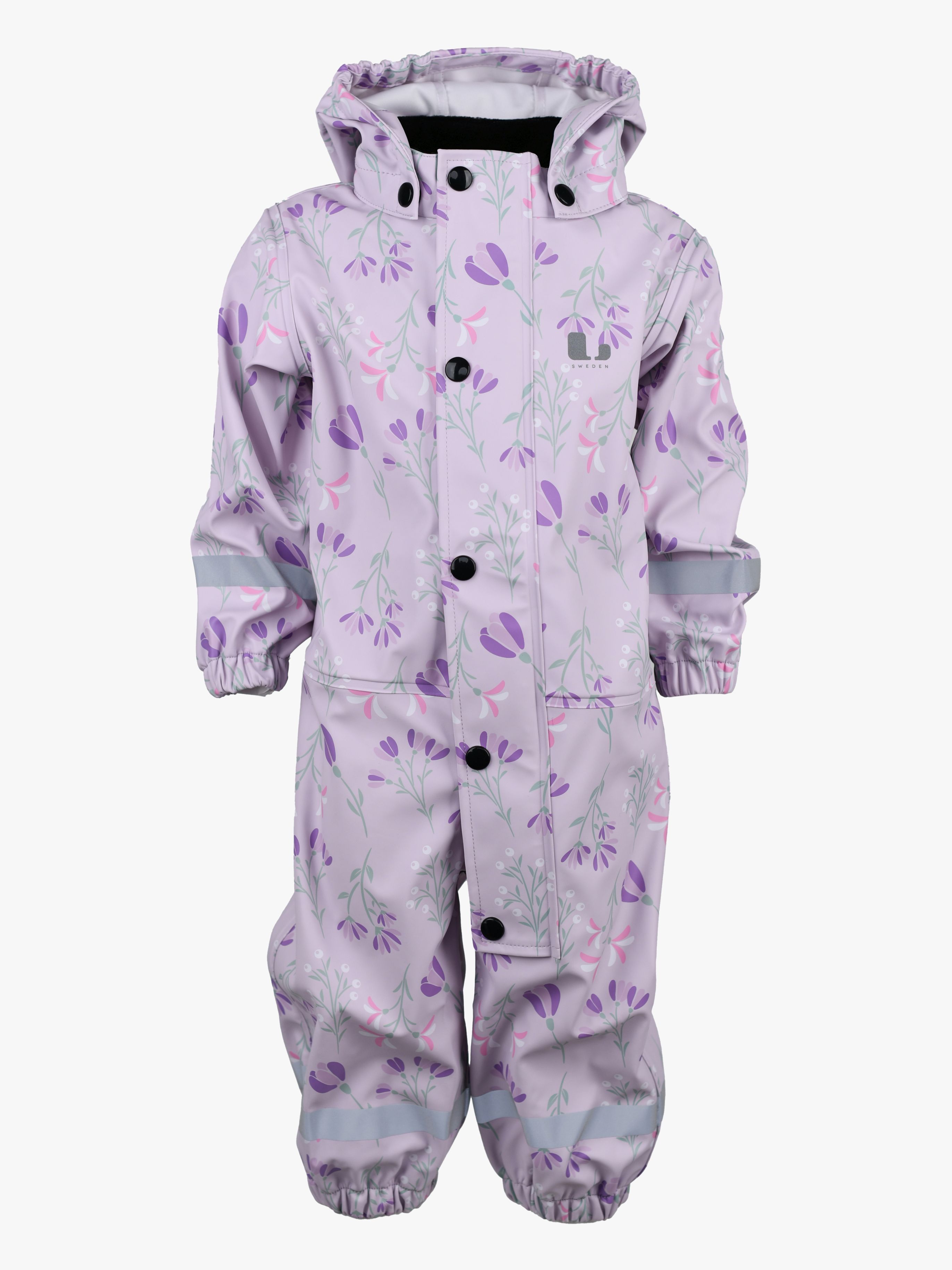 Lindberg Vattholma Regenoverall, Lavender/Pink, 98