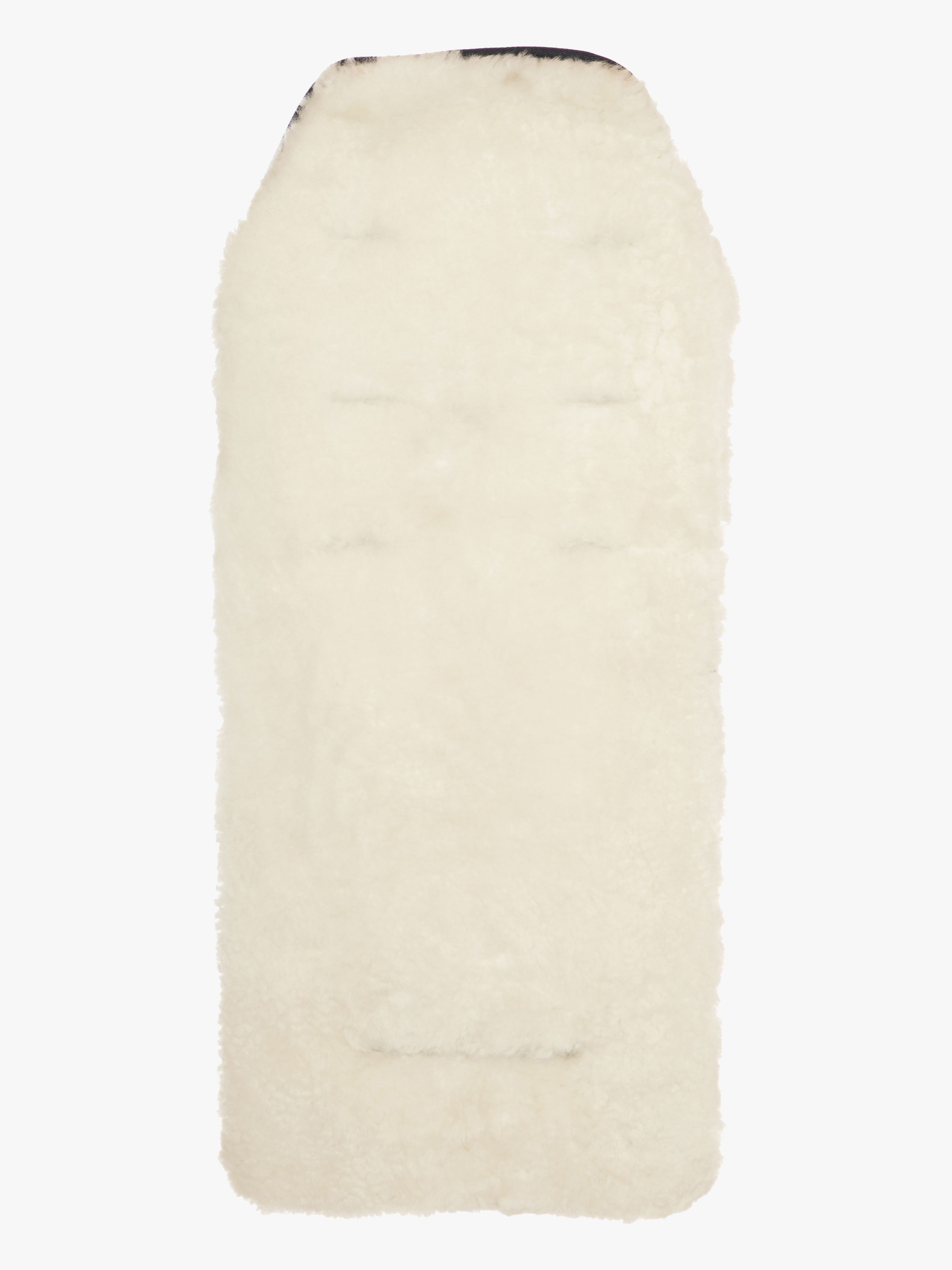 BOZZ Sitzauflage Lammfell, Weiß