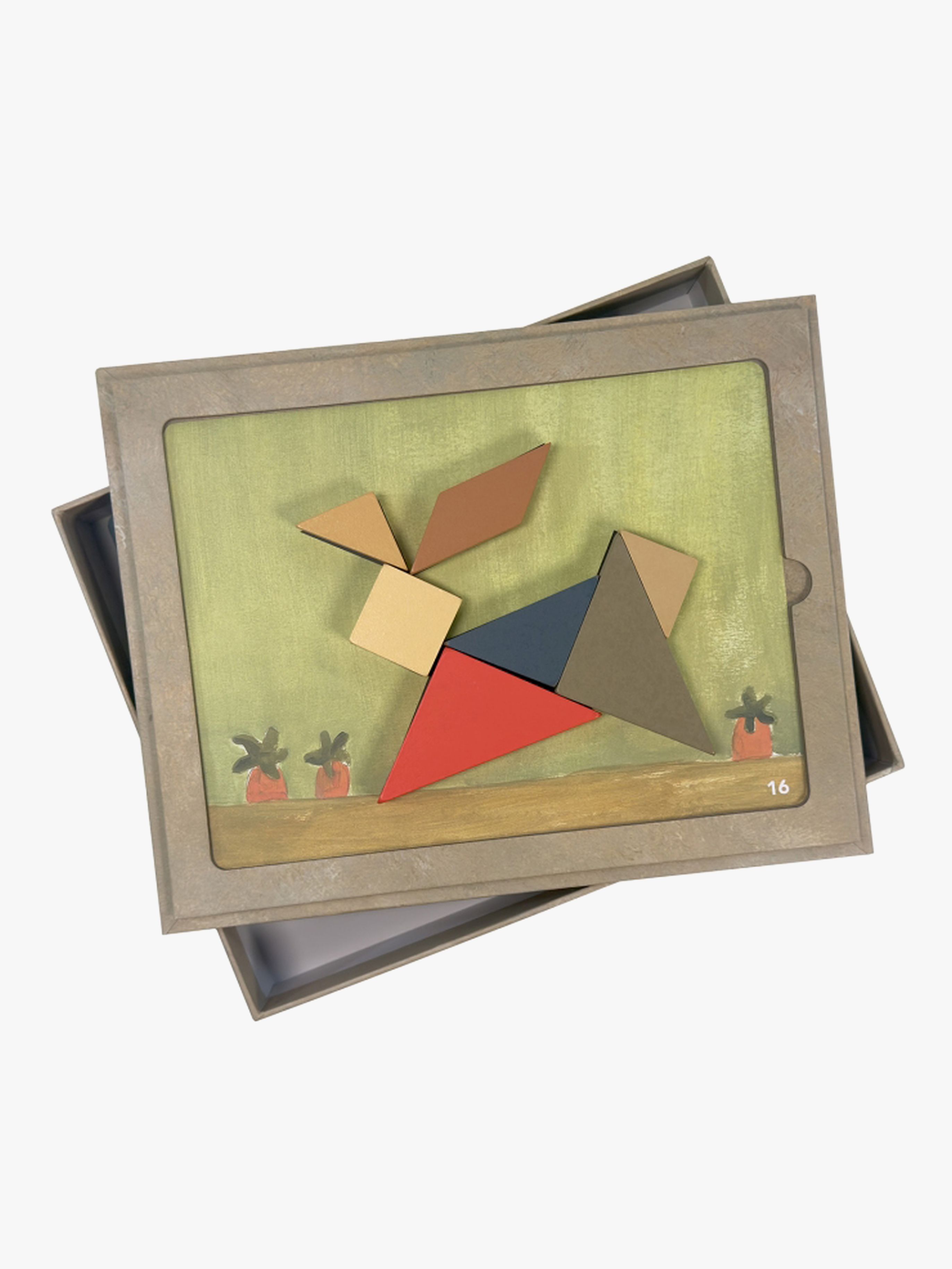 Magnetisches Tangram-Spiel
