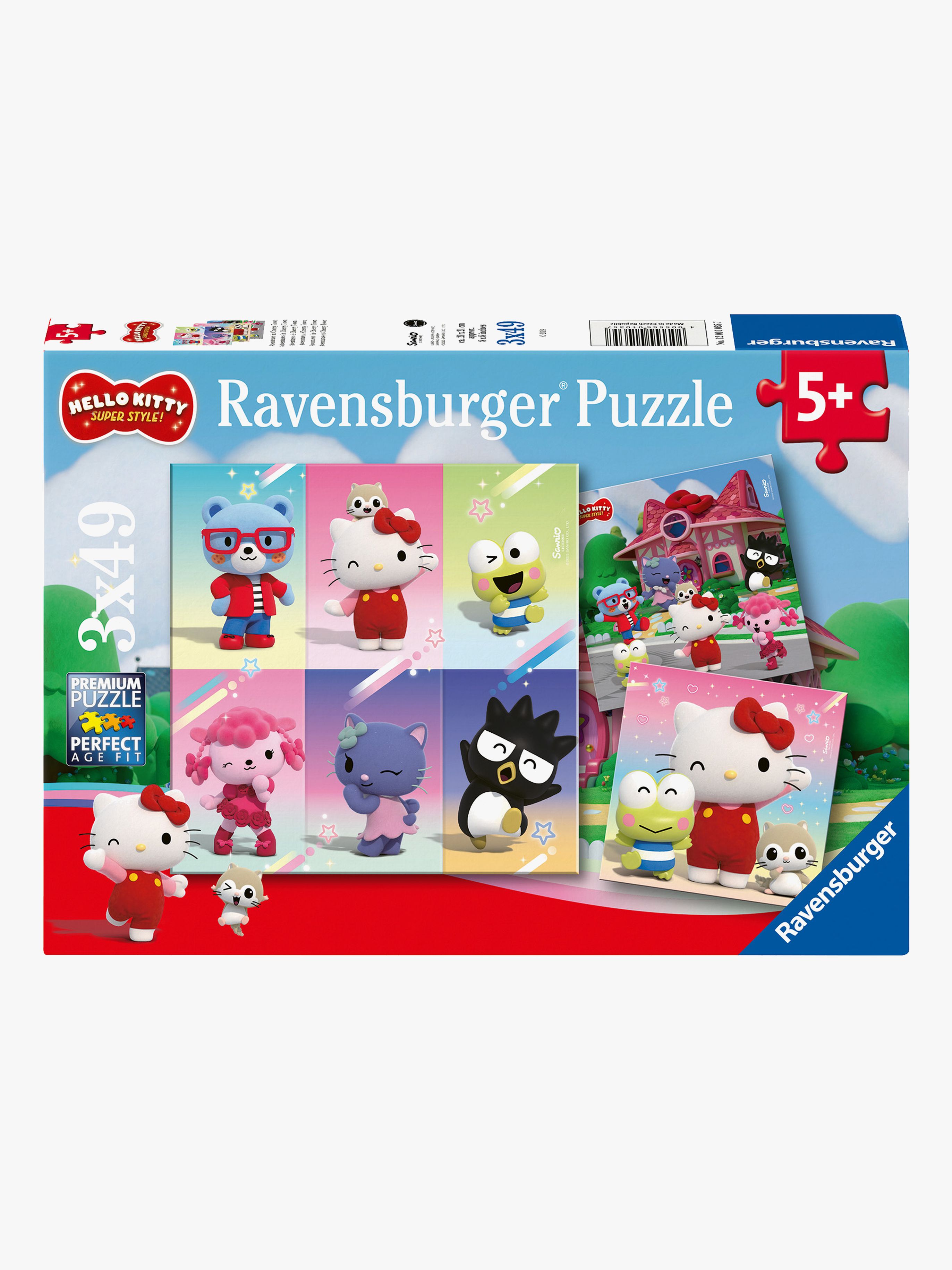 Ravensburger Hello Kitty Super Style Puzzles 3x49 Teile