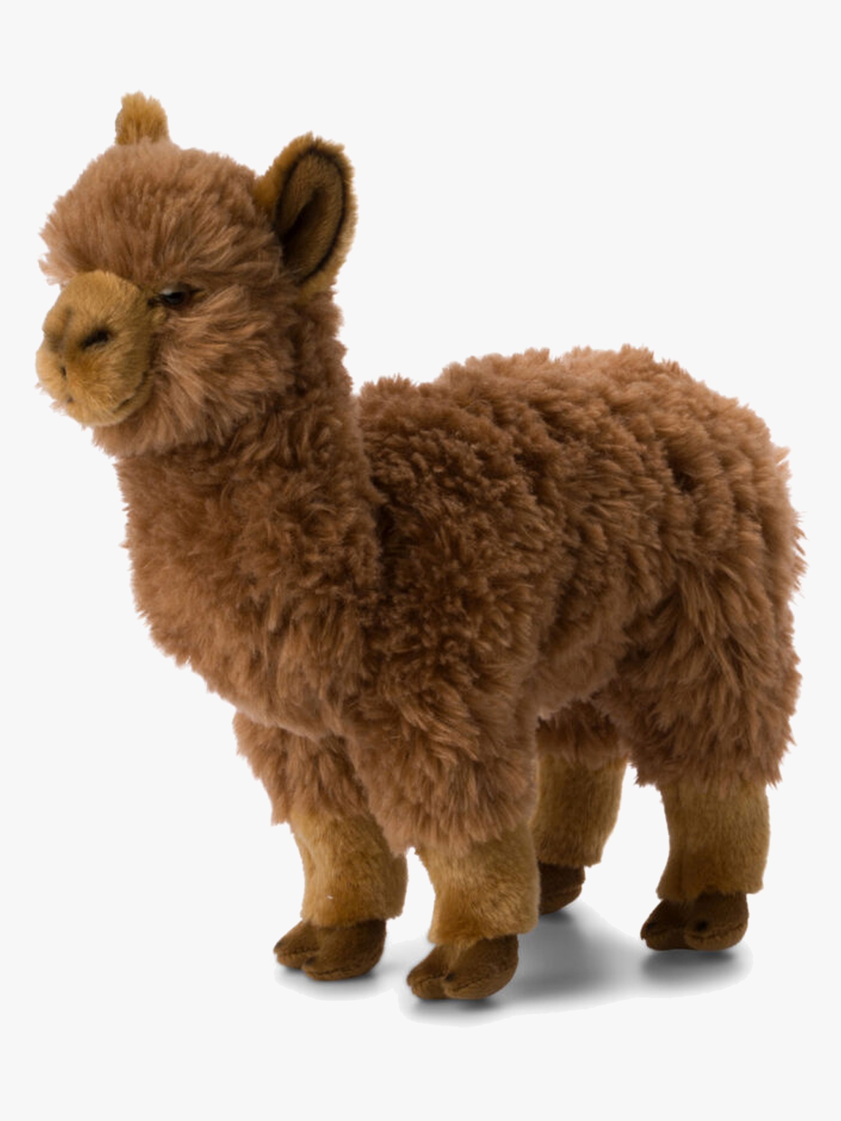 WWF Stofftier Alpaka 31 cm, Braun