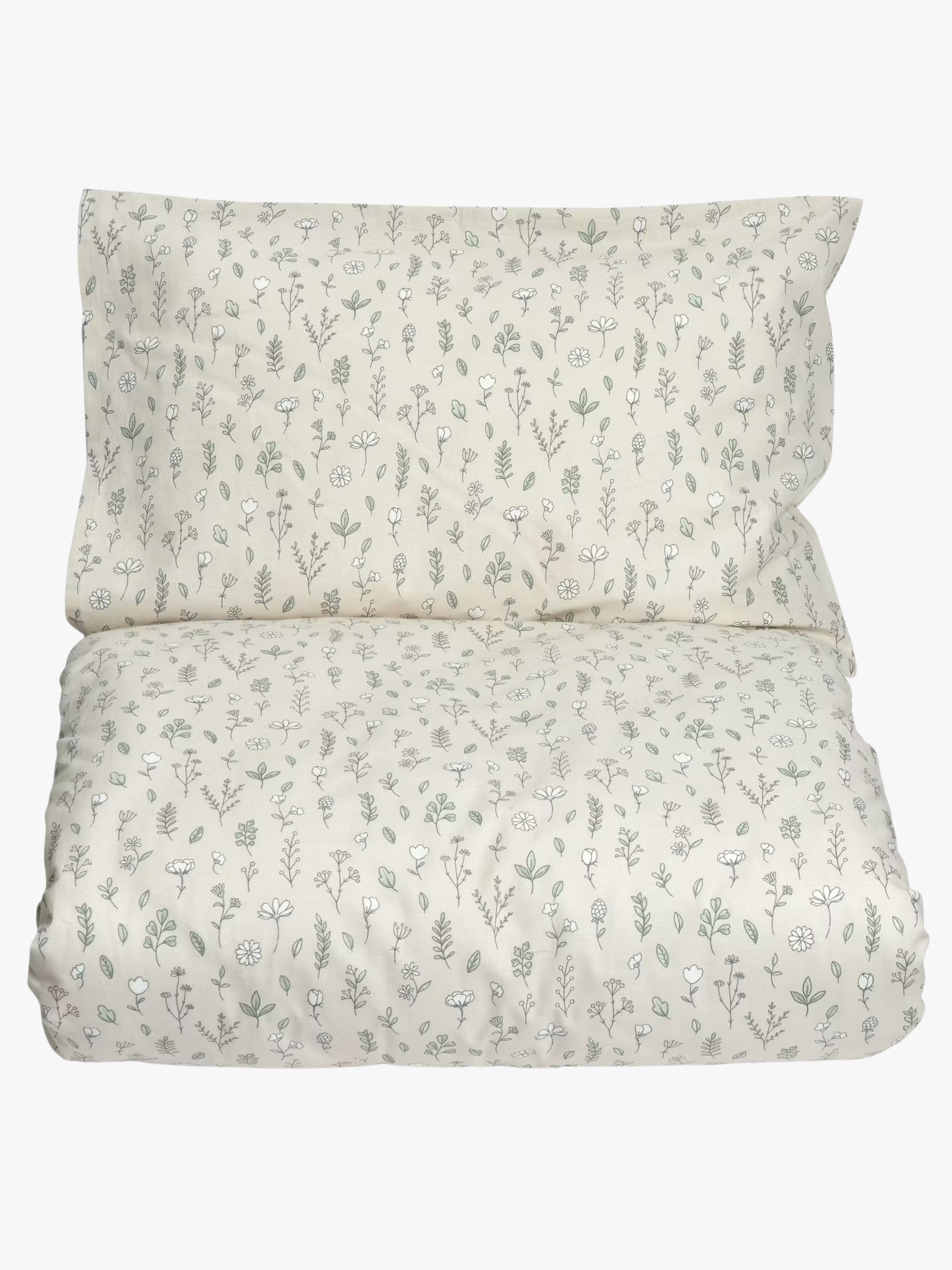MiniDreams Bettwäsche Babybett Blumenwiese, Sand