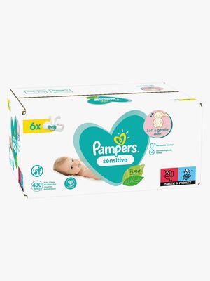 Pampers Sensitive Feuchttücher 6er-Pack