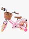Volare Excellent Fahrrad mit Korb 12 Zoll, Rosa