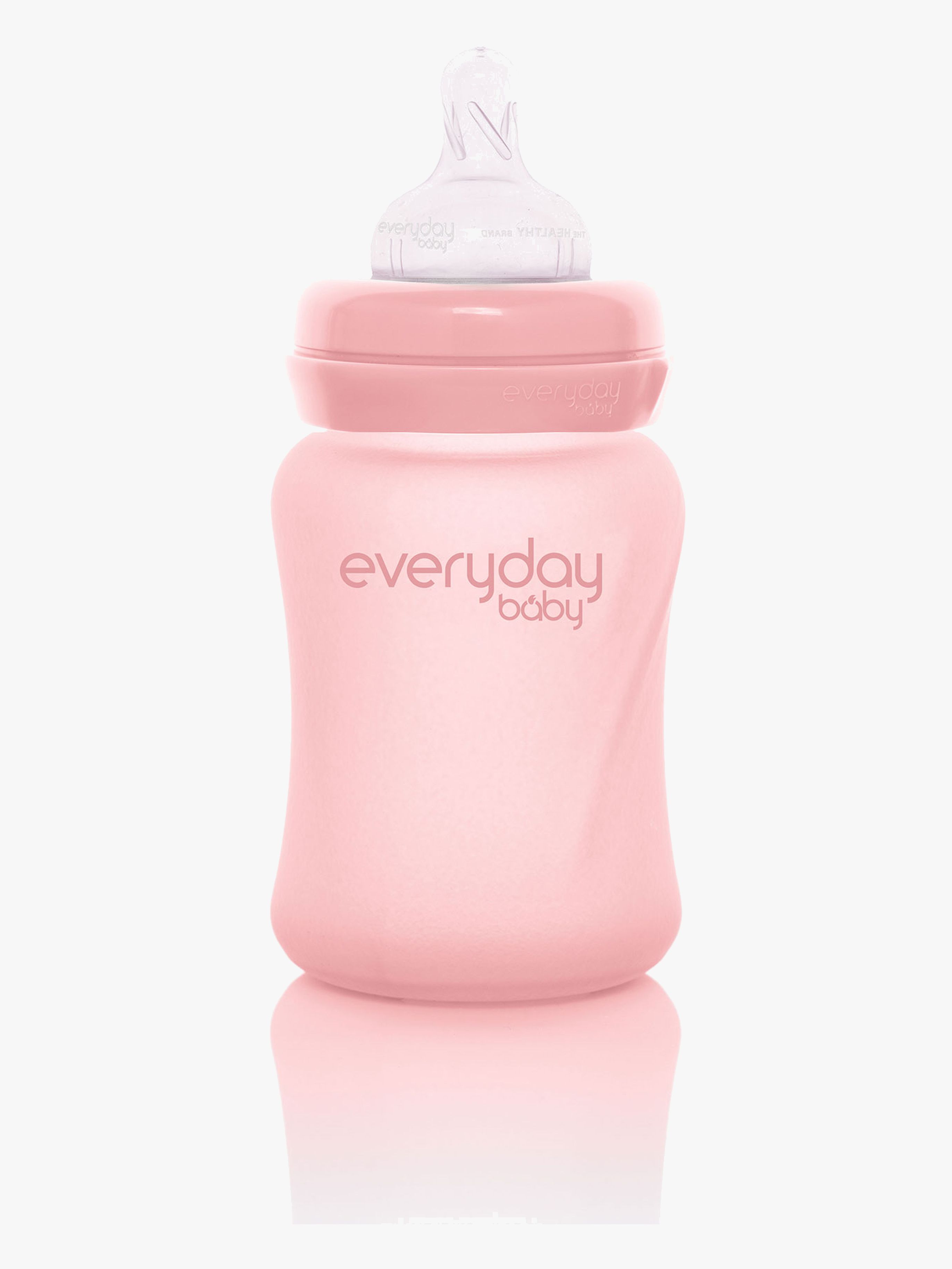 Everyday Baby Babyflasche Glas 150 ml, Hellrosa