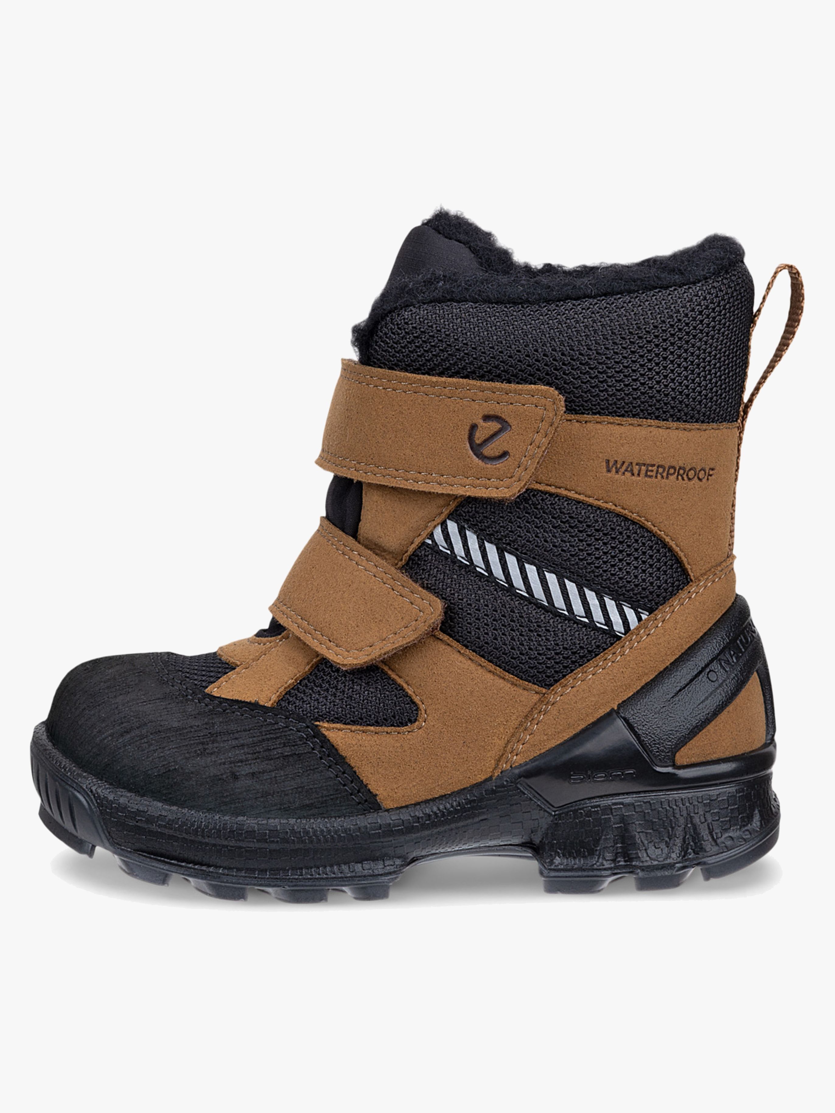 Ecco Biom Hike Infant Winterstiefel, Black/Camel, 27