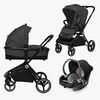 Lionelo 3-in-1 Mika Kombikinderwagen, Grey Graphite