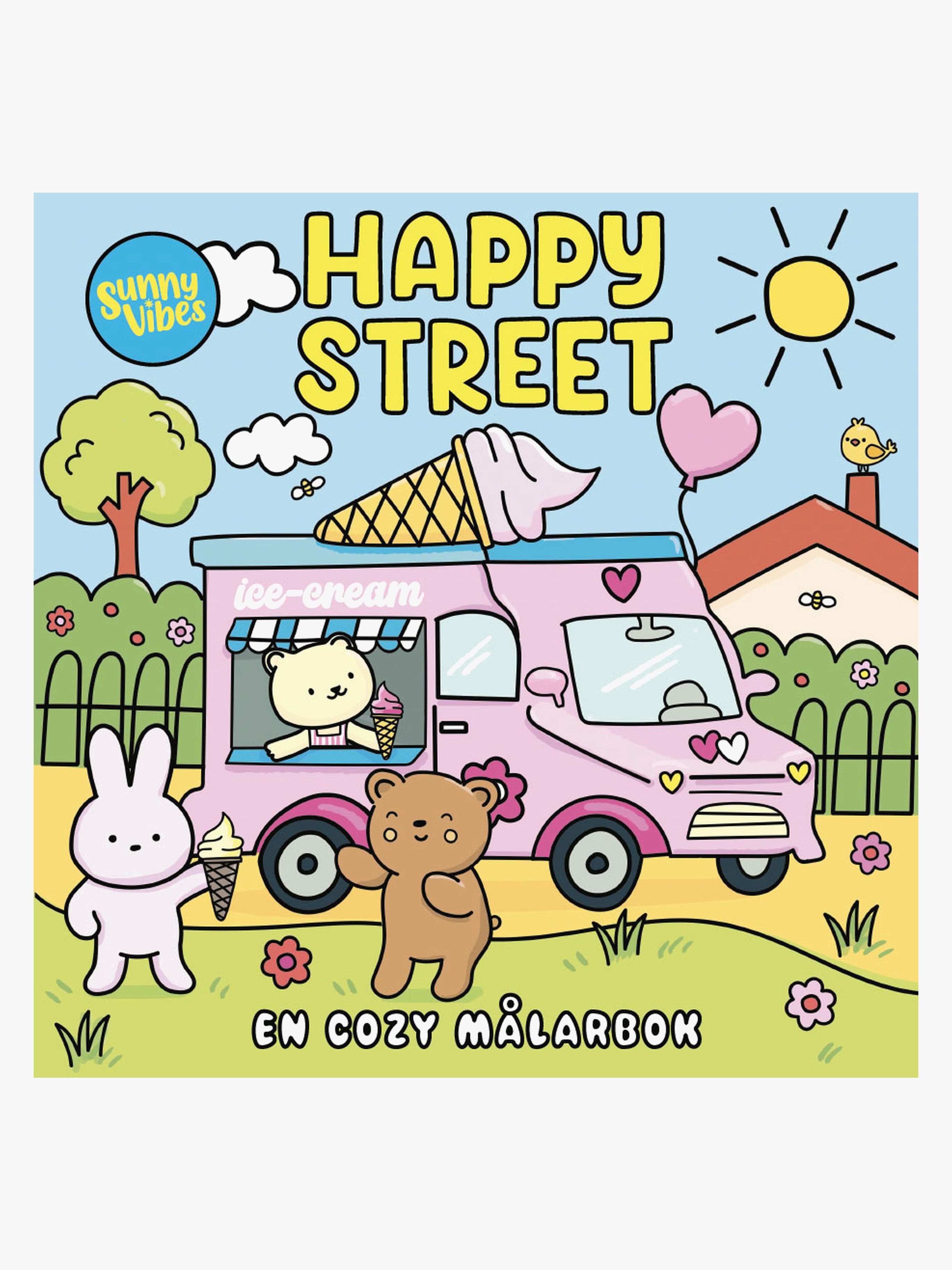 Tukan Förlag Cozy Happy Street Malbuch