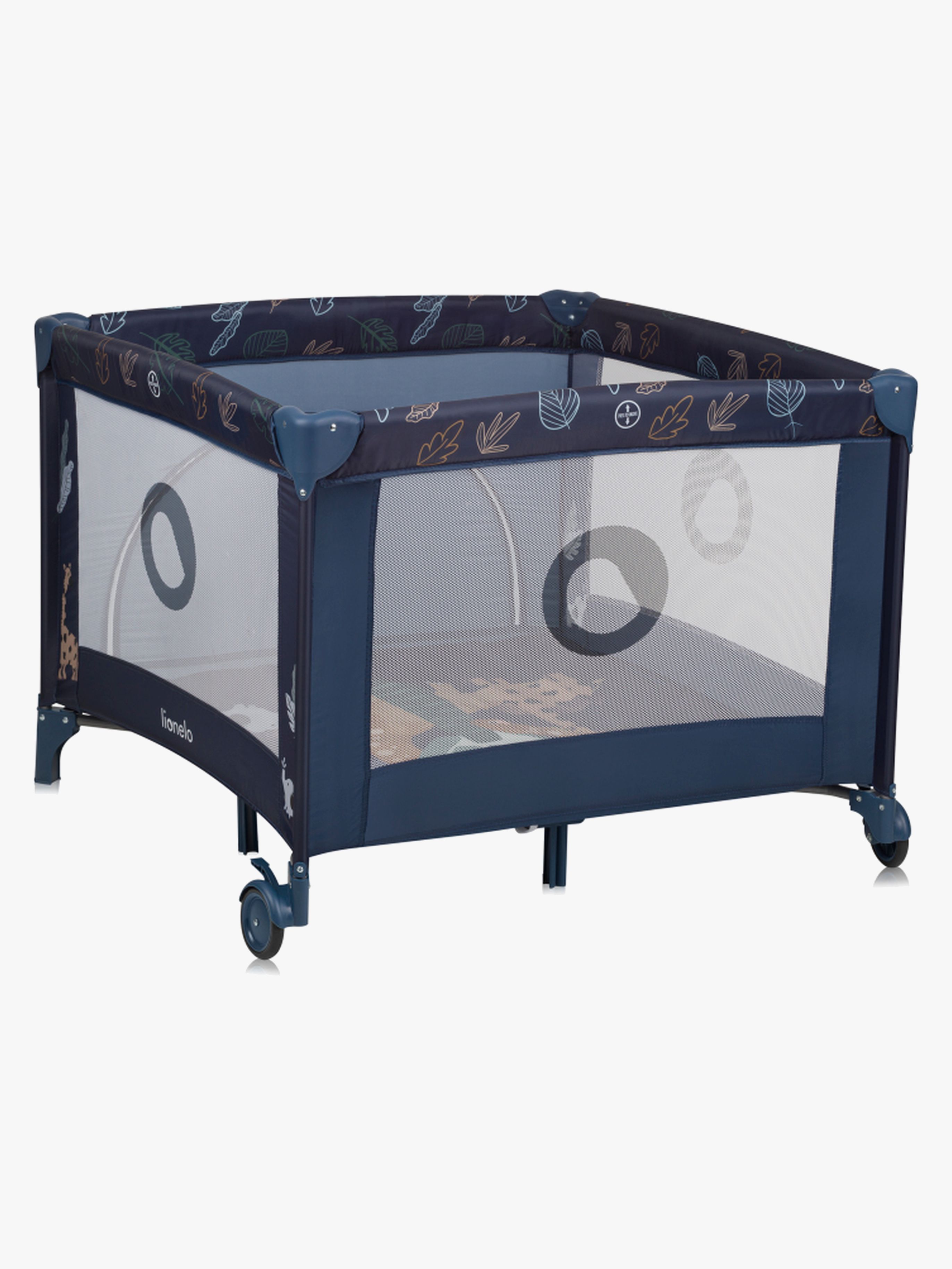 Lionelo BONNIE Laufgitter  für Kinder &  Babys, Blue Navy