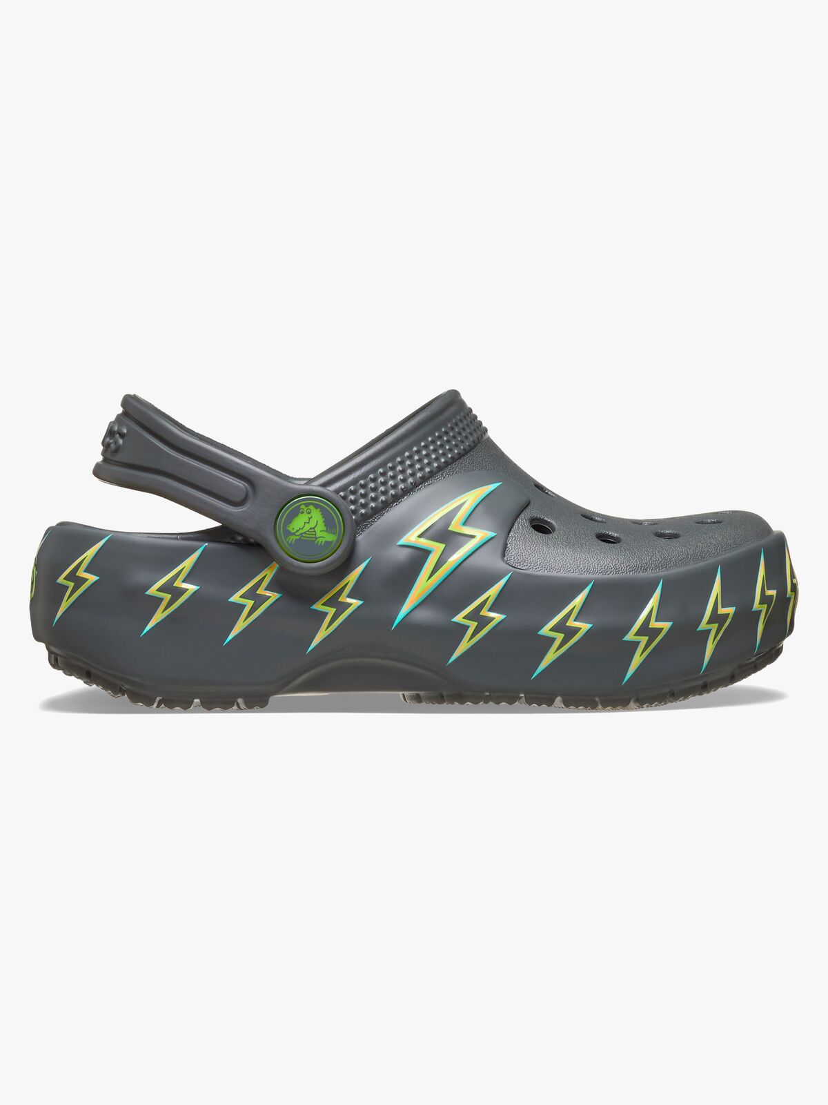 Crocs Classic Bolt Lights Pantoffeln, Carbon