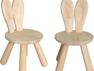 Minitude Stuhl Kaninchen 2er-Pack, Holz