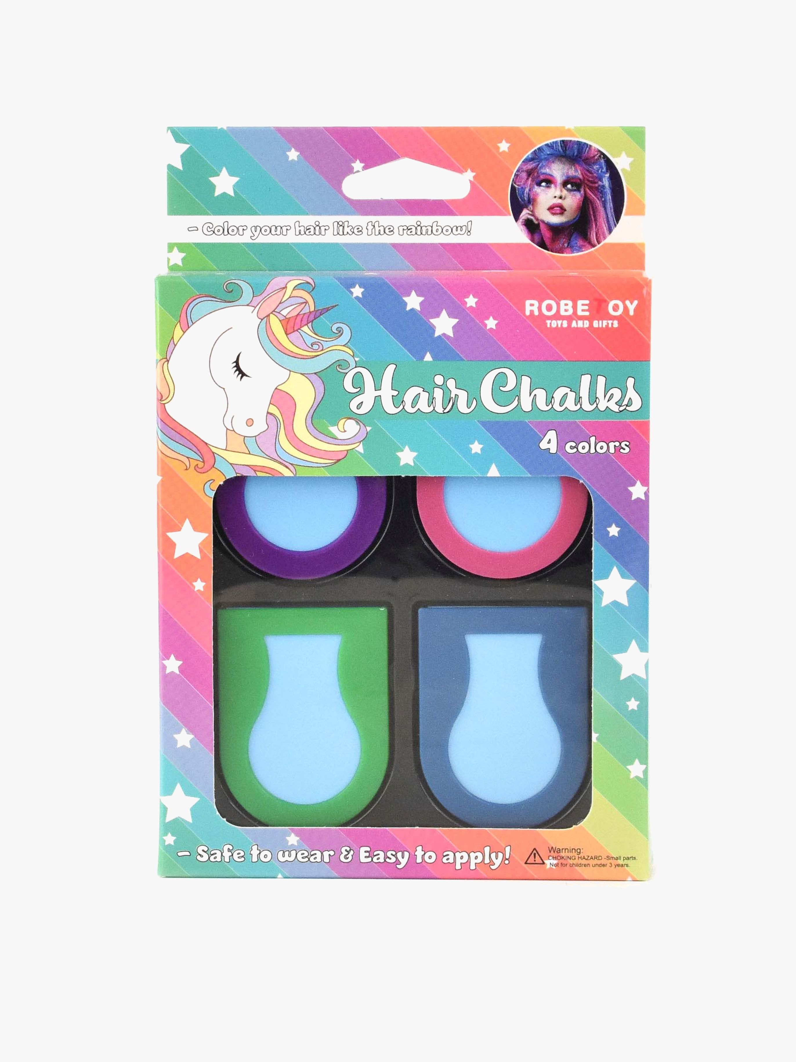 Robetoy Haarkreide 4 Farben