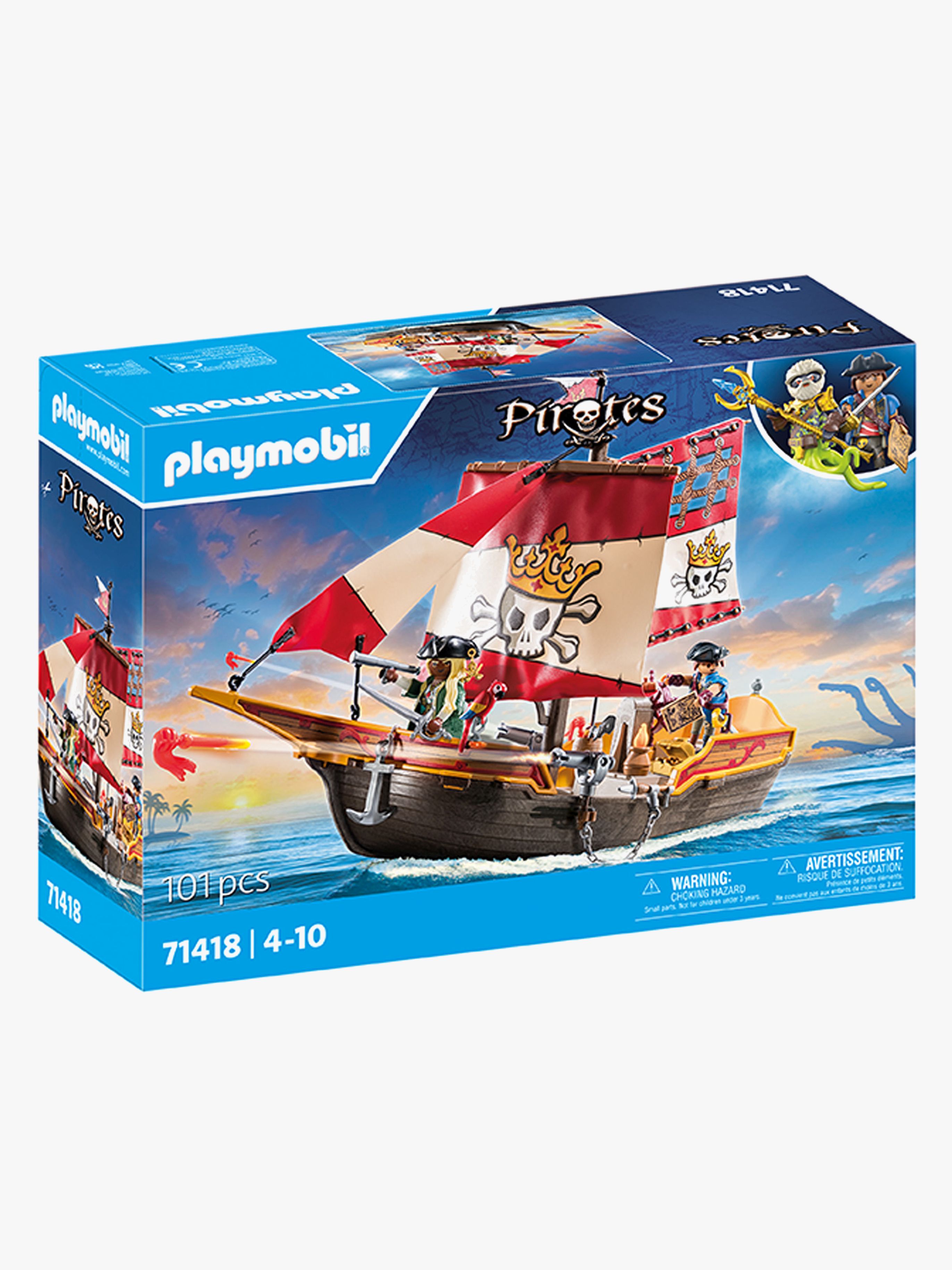 Playmobil 71418 Pirates Bausatz Kleines Piratenschiff